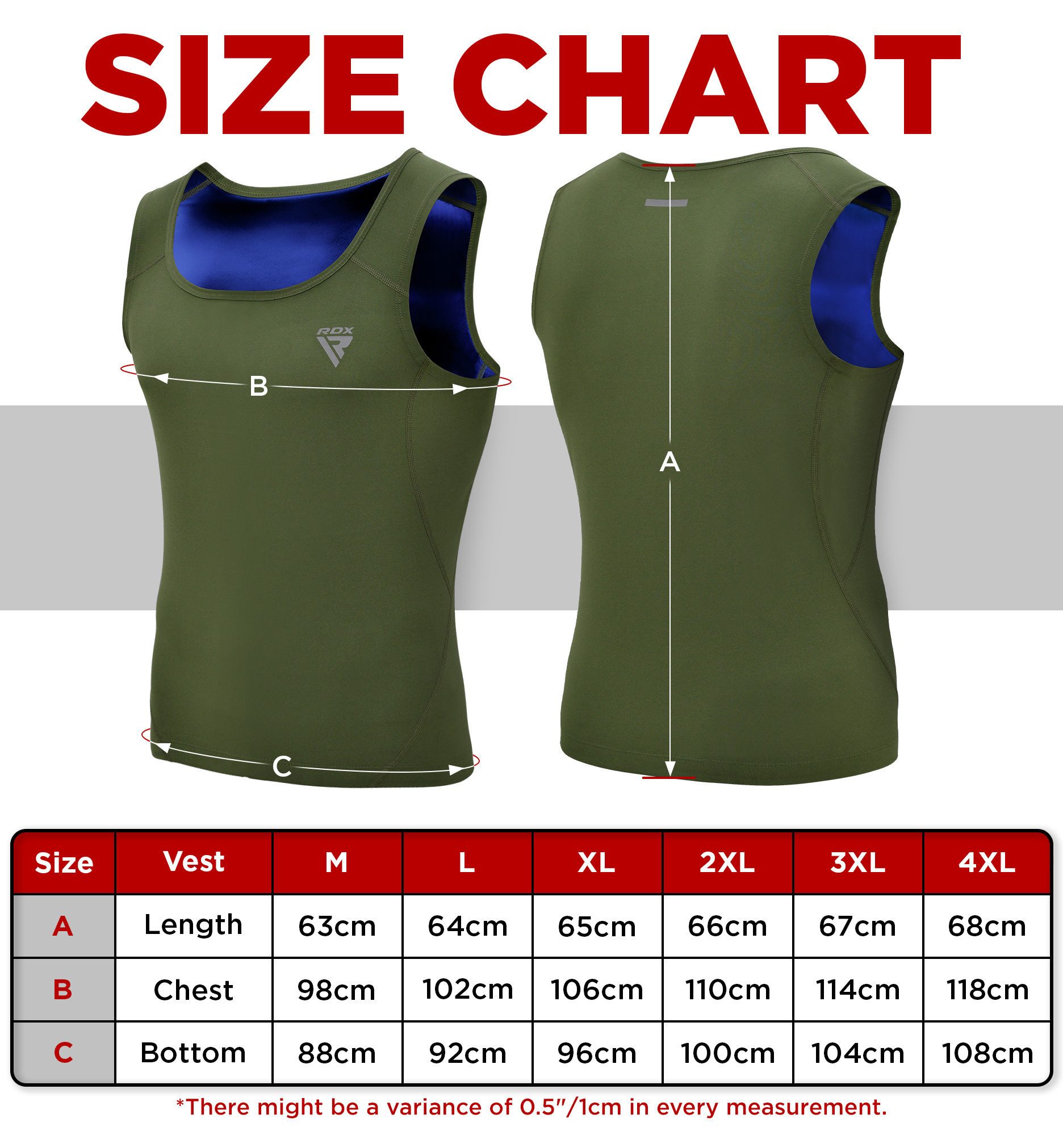 RDX Kompressionsshirt RDX Herren Sauna Weste Wärme Trapping Schweiß Taille Trainer (Single, 1er-Pack) Fitness, Training