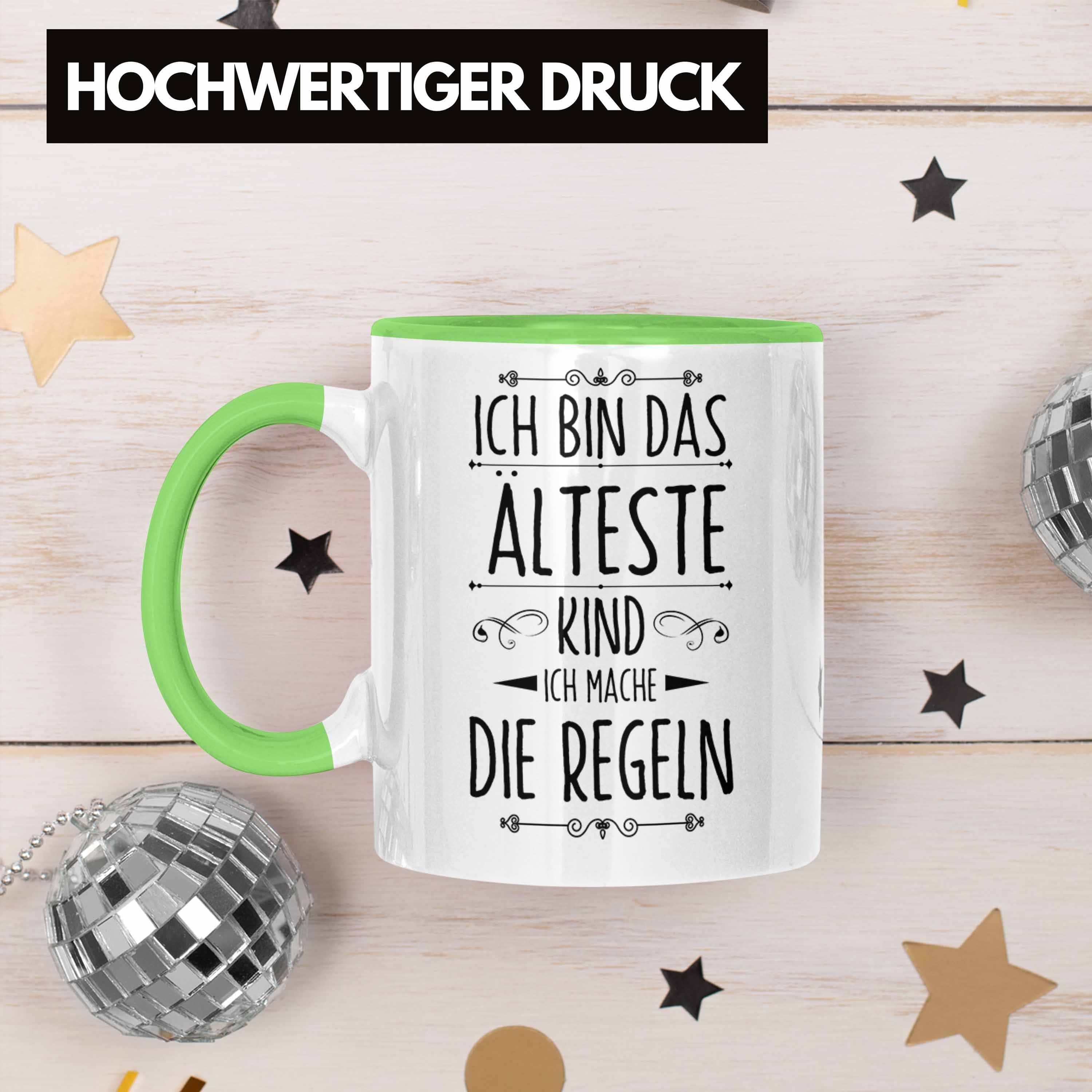 Ich Tasse Geschwister Schwester Kind Grün B Das Bin Trendation Geschenk Tasse Große Älteste