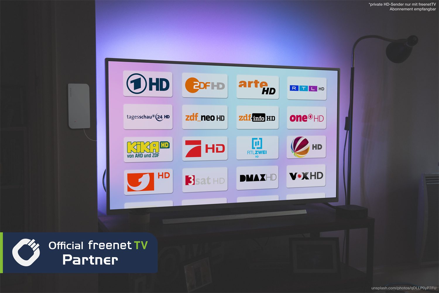 OEHLBACH Scope Vision 5G - Zimmerantenne mit 5G Filter Innenantenne (DVB-T2), Perfekter Empfang, Flexibel