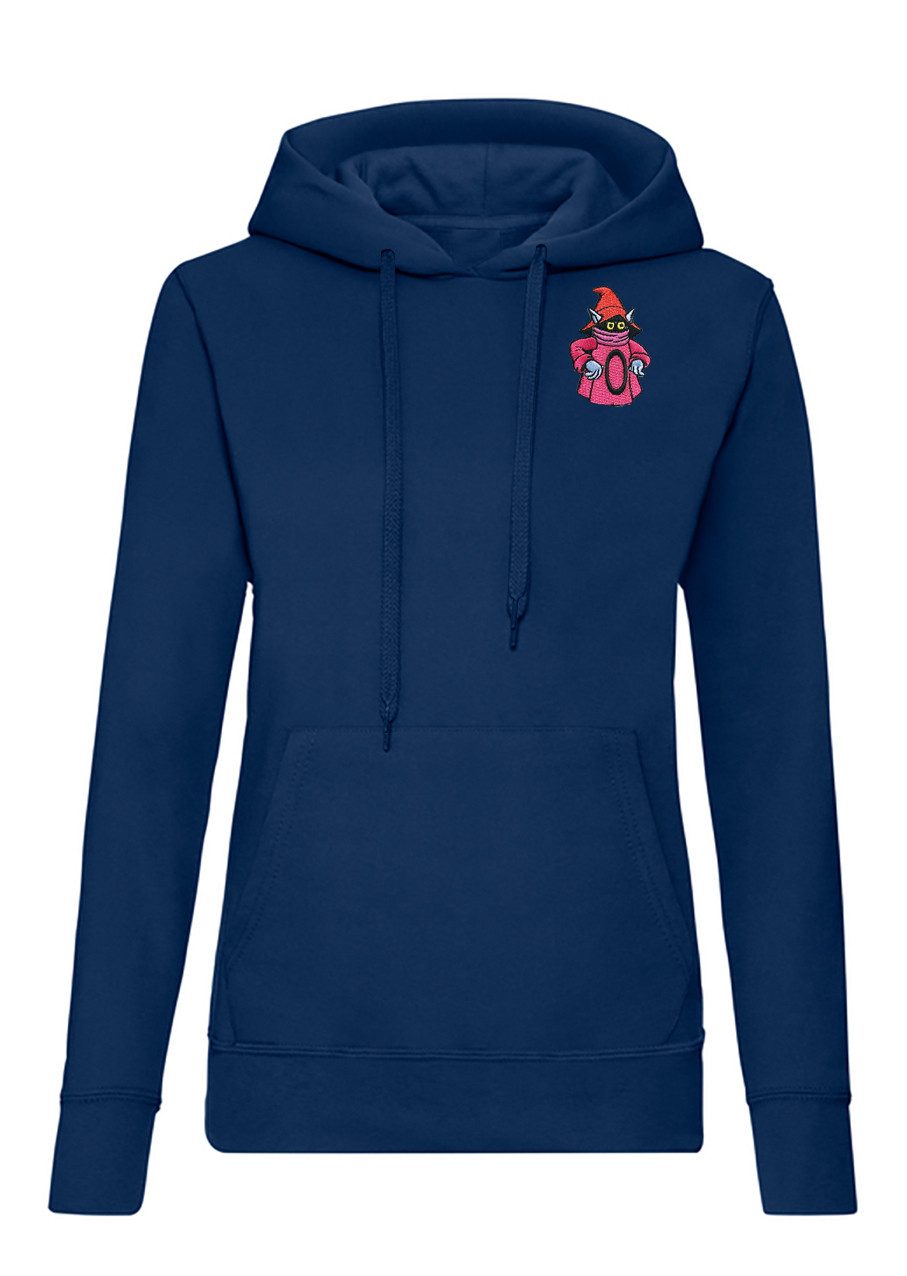Blondie & Brownie Hoodie Masters of the Universe Damen Hoodie Orko Stick Motiv Retro Streetwear (Einzelartikel, Einzelstück) Blondie & Brownie Orko Premium Damen Hoodie
