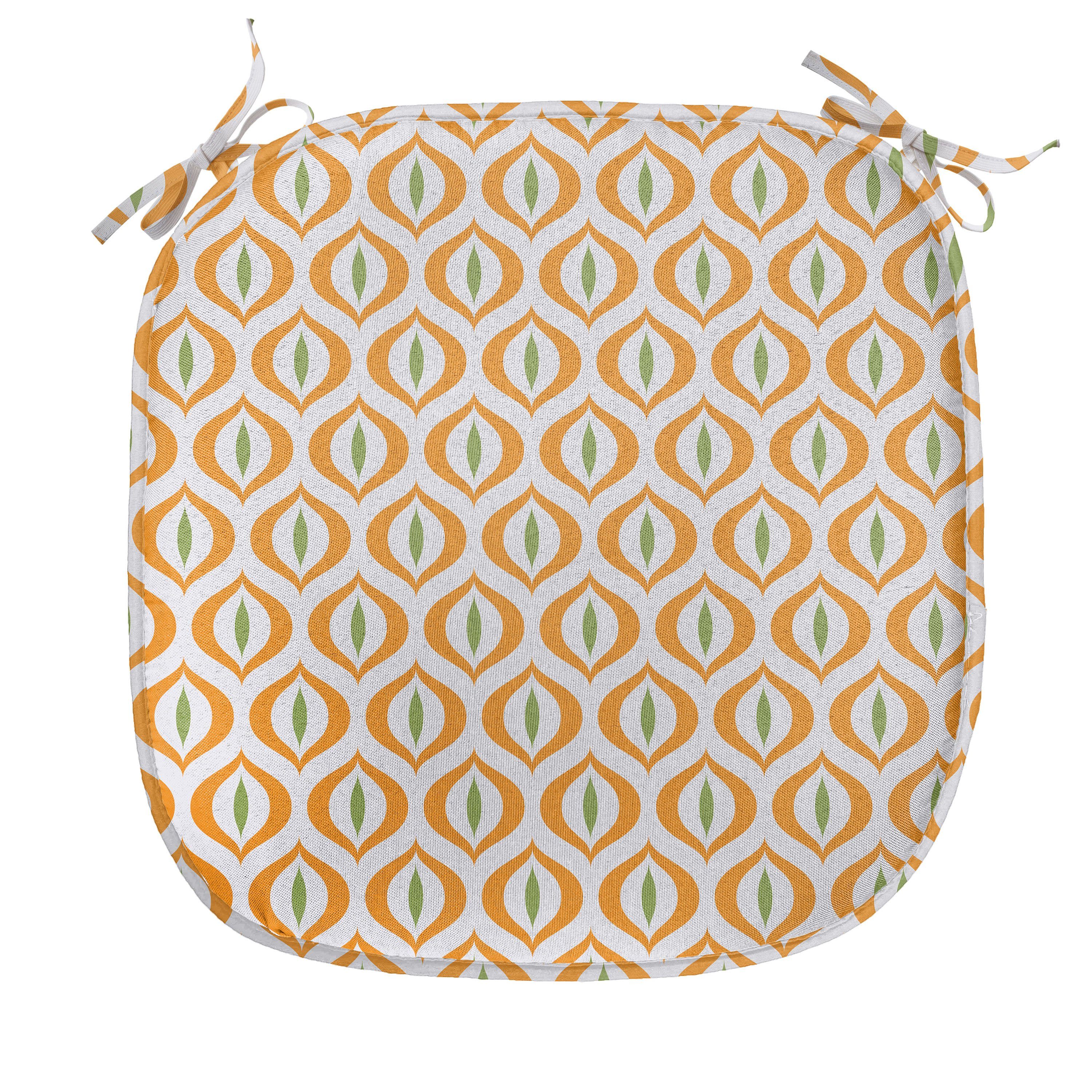 Stuhlkissen Dekoratives wasserfestes Kissen mit Riemen für Küchensitze