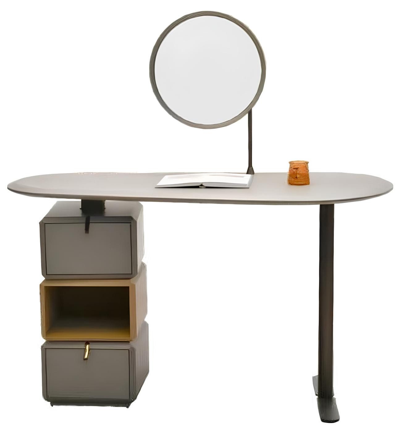 Xlmoebel Schminktisch Luxuriöses Schlafzimmermöbel-Set mit Schminktisch und Spiegel - Design (2-St., Schminktisch mit Spiegel), Hergestellt in Europa