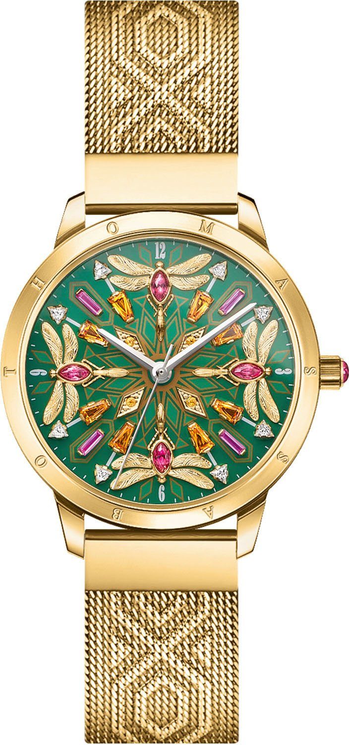 THOMAS SABO Quarzuhr KALEIDOSKOP LIBELLE goldfarben