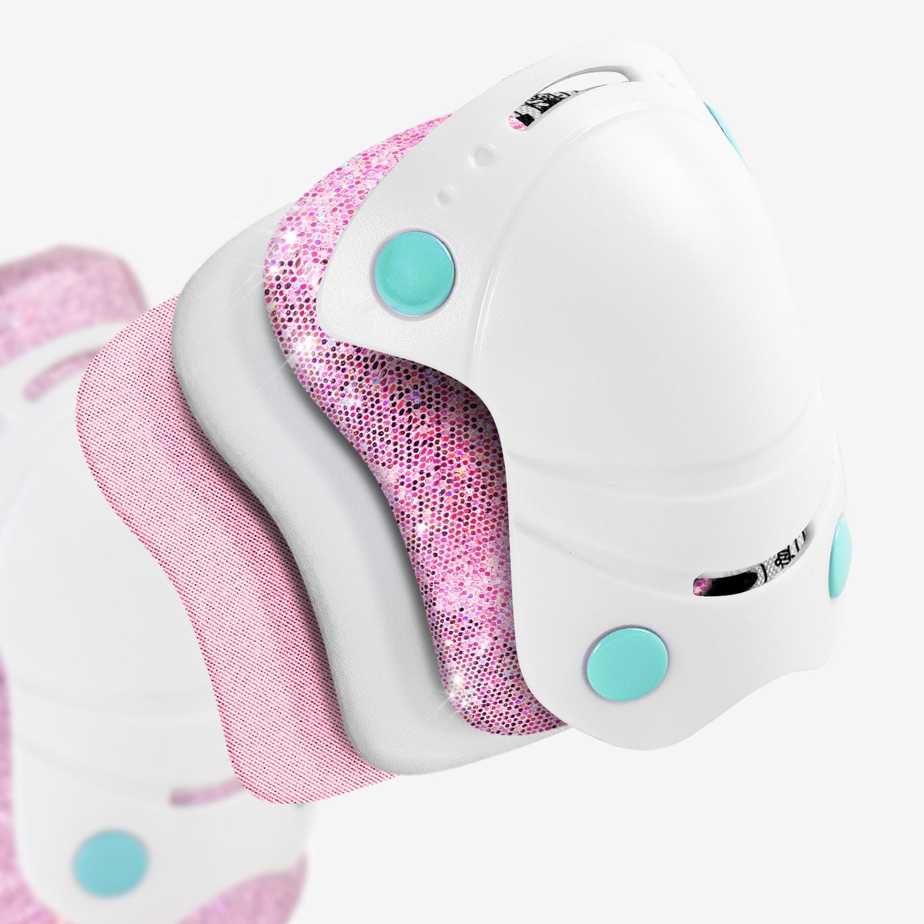 Cariboo Protektoren-Set Kinder-Protektorenset CARIBOO BALLERINA 3x2 Glitzer – Bild 5 von 5