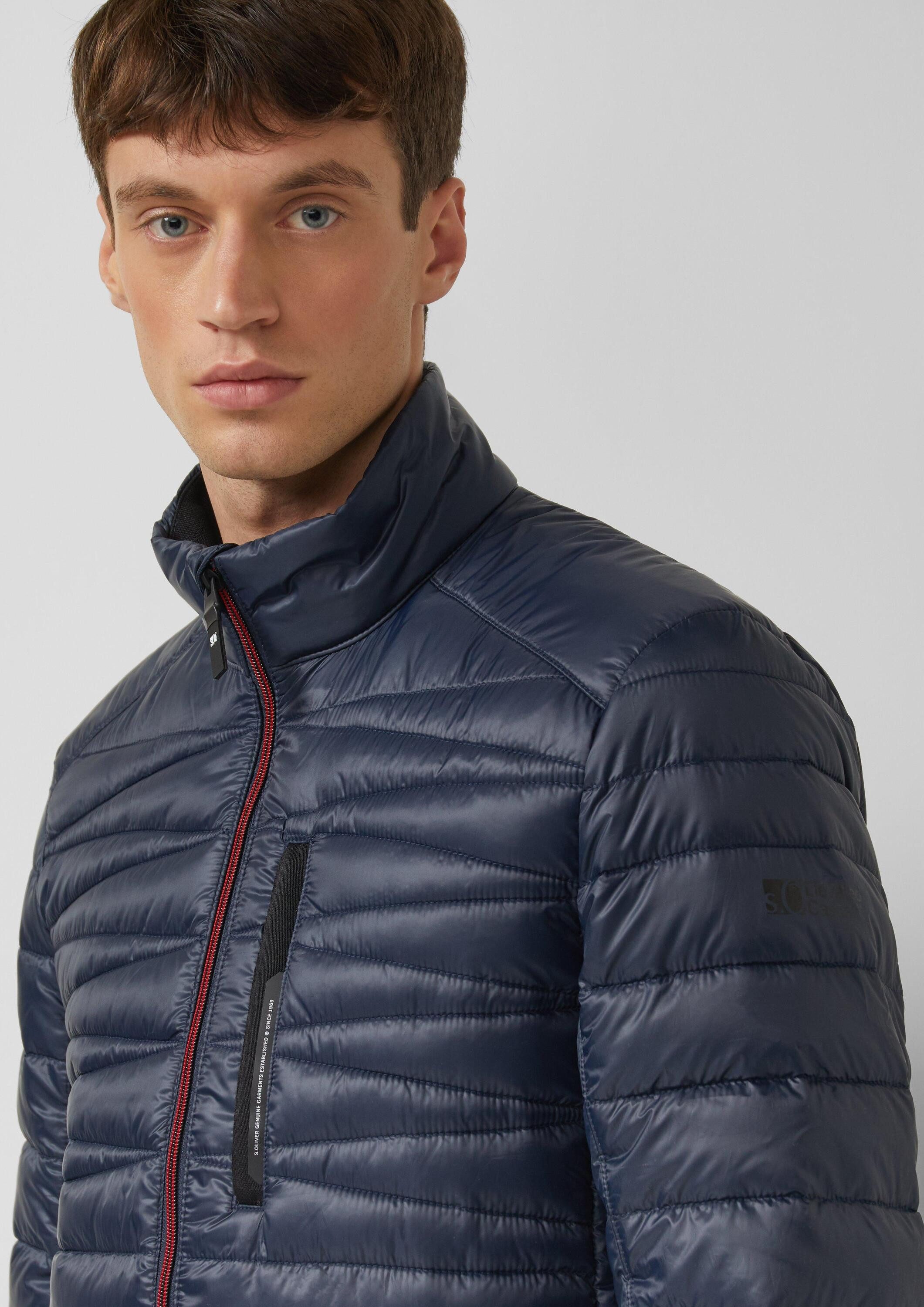 s.Oliver Winterjacke Outdoor-Jacke Sportive Steppjacke mit Stehkragen und Innentasche – Bild 4 von 5