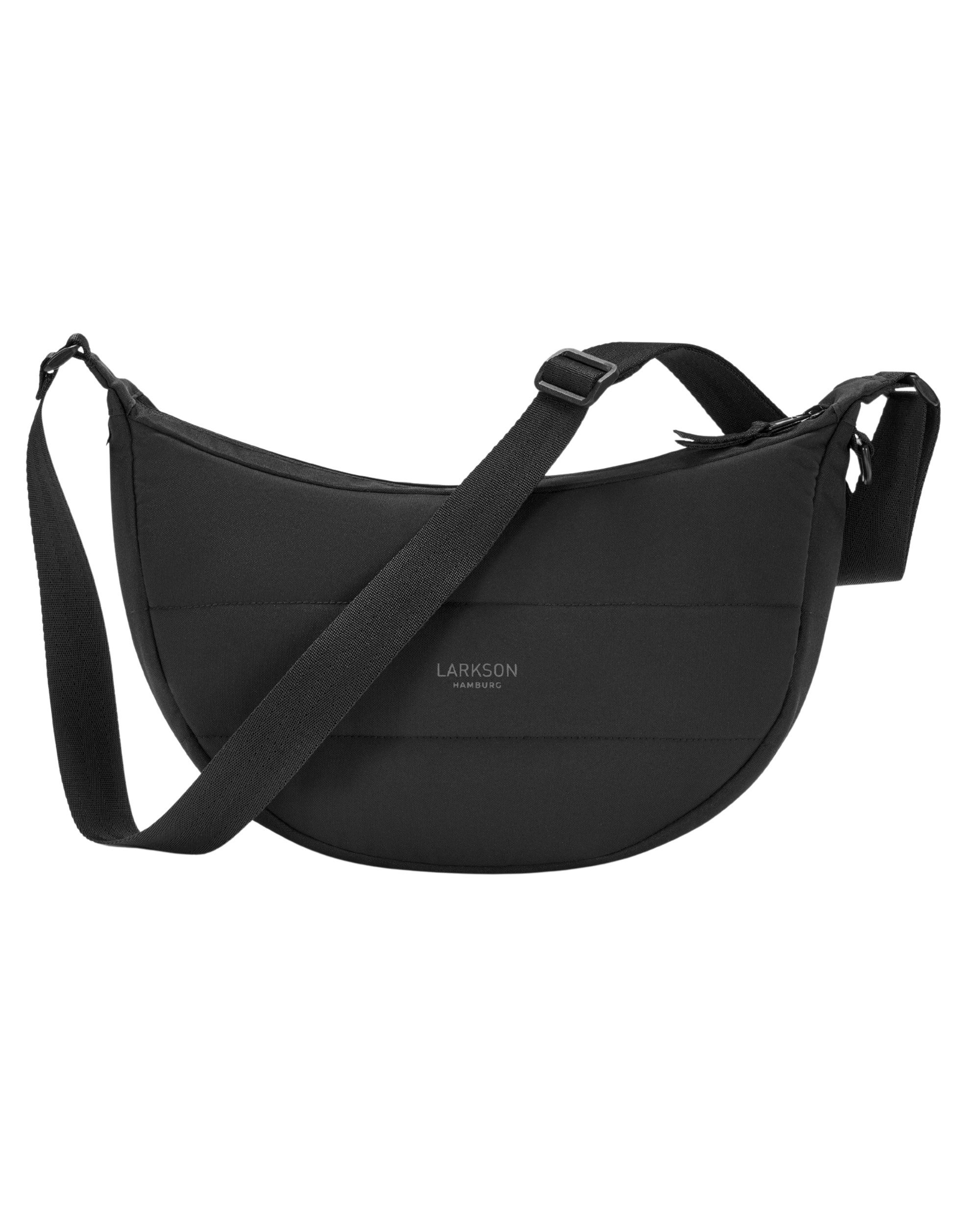 LARKSON Umhängetasche Emma Small Half Moon Bag, Kleine Puffer Halbmondtasche