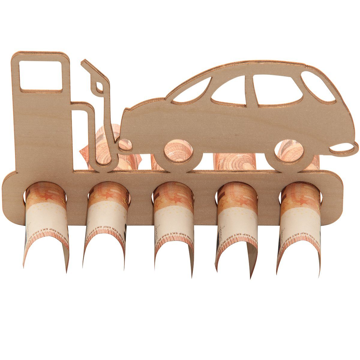 Spruchreif® Spardose Geschenk zum Führerschein oder zum neuen Auto aus Holz günstig online kaufen