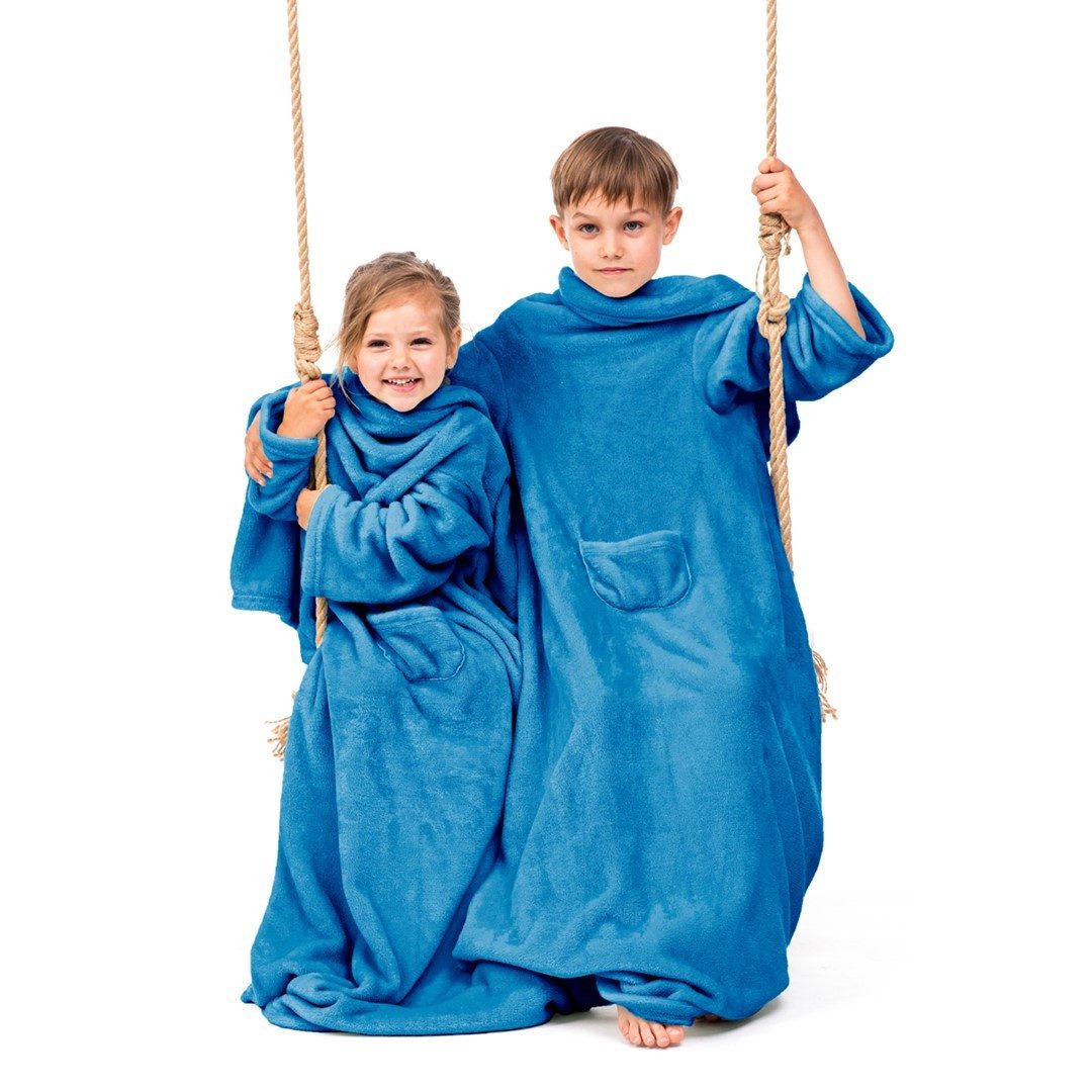 Kinderdecke Ärmeldecke Lazykids für Kinder - Kuscheldecke mit Ärmeln, DecoK günstig online kaufen