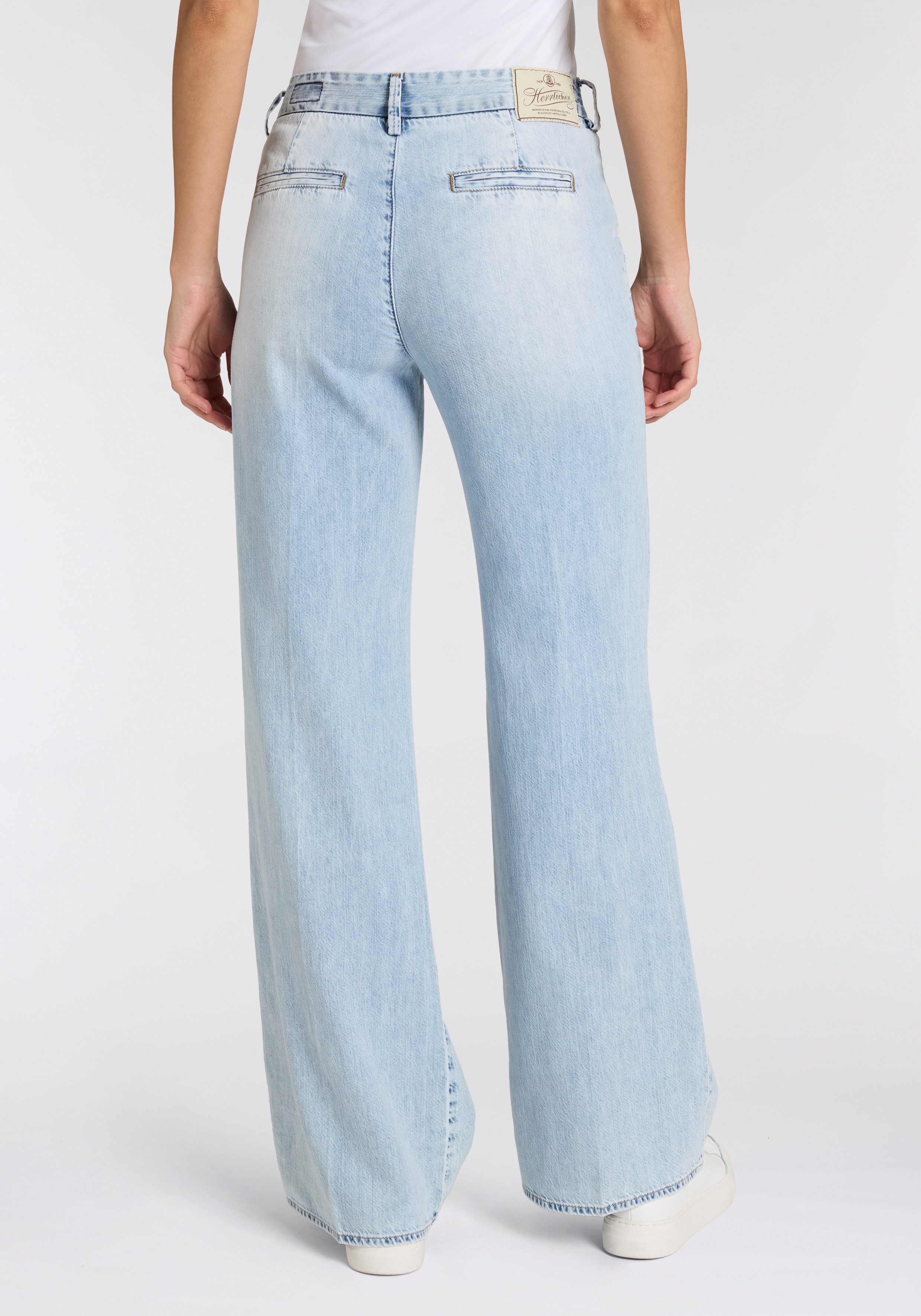 Herrlicher Bootcut-Jeans Lovely Flared Denim Light Ultra Light Denim, Mid Rise