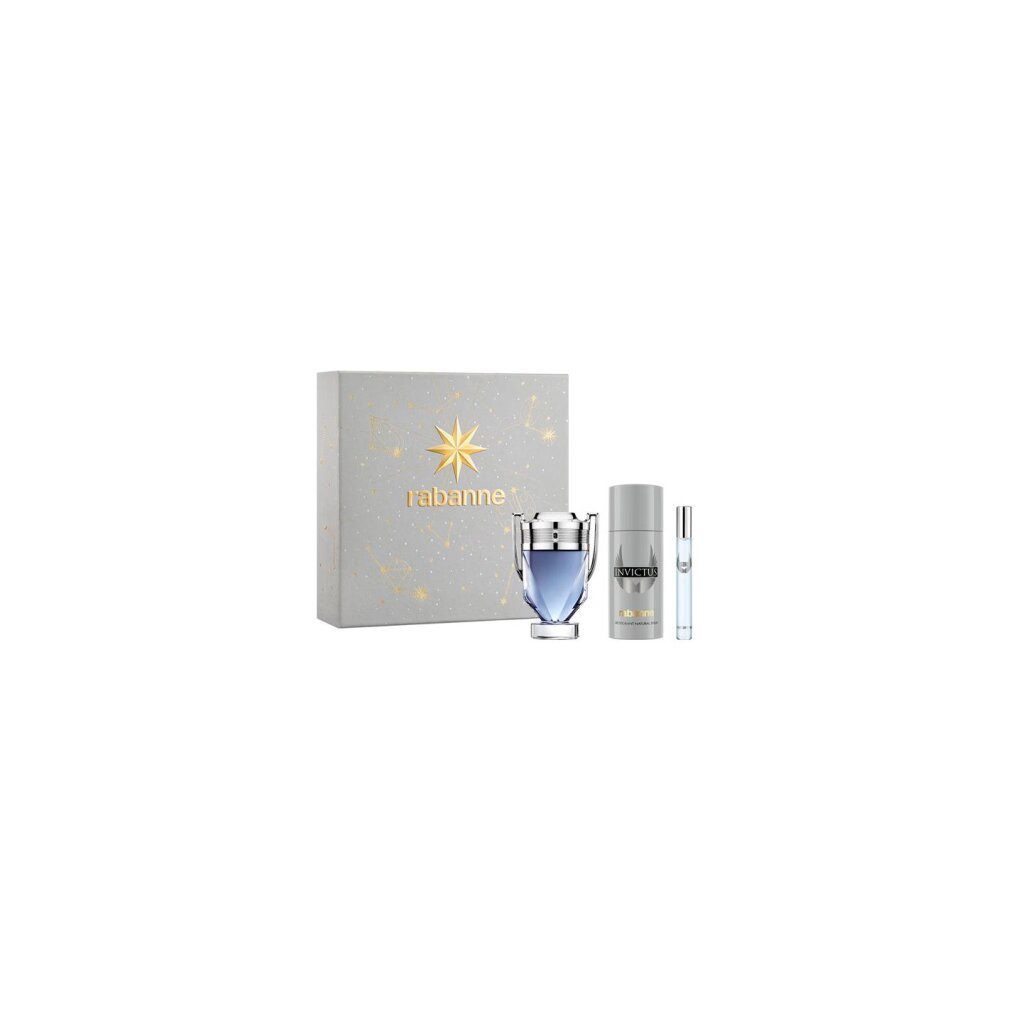 RABANNE Duft-Set Paco Invictus Edt 100 ml Packung mit Geschenk