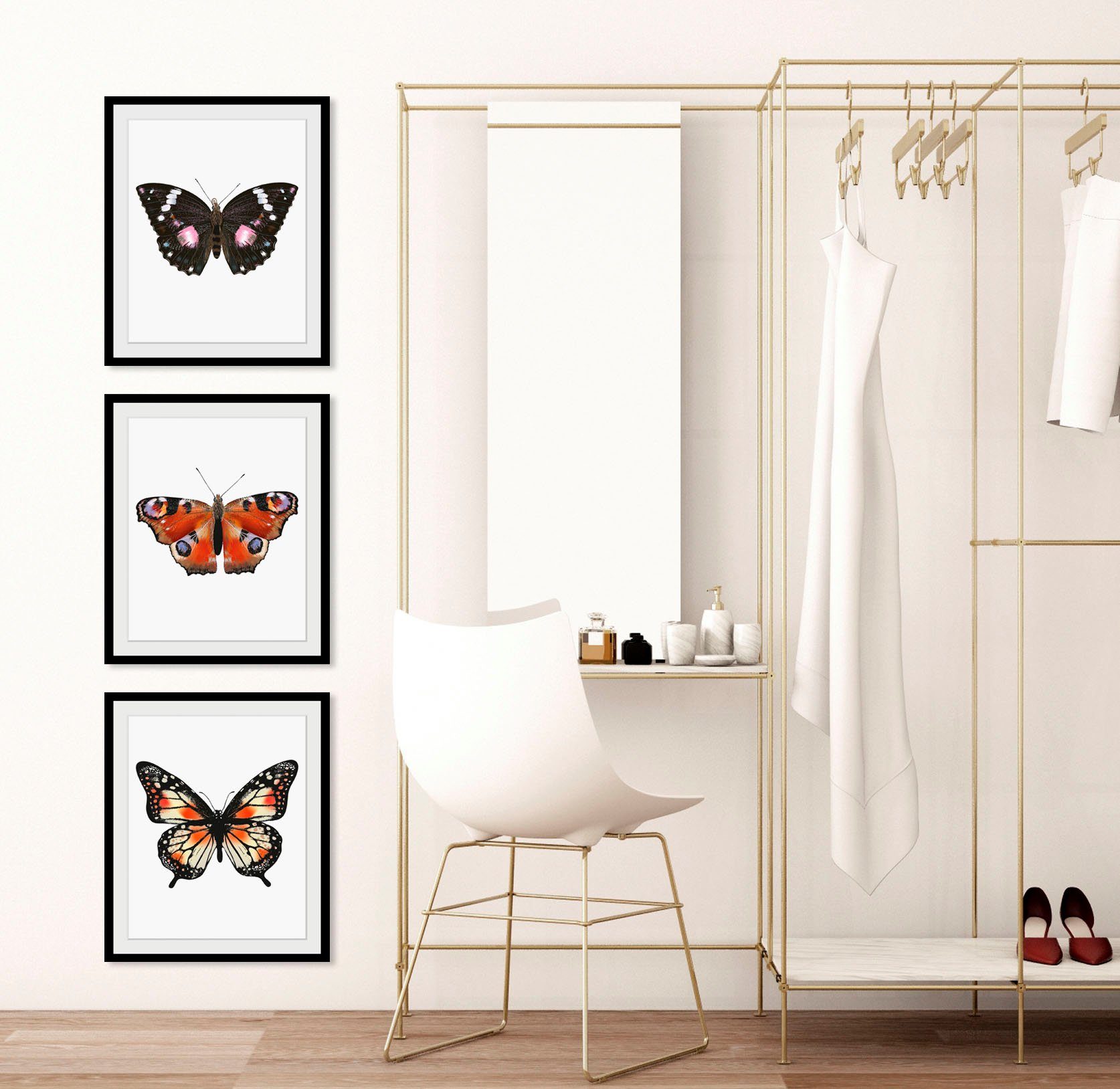 queence Bild Anastasia, Schmetterlinge (1 St) | Kunstdrucke