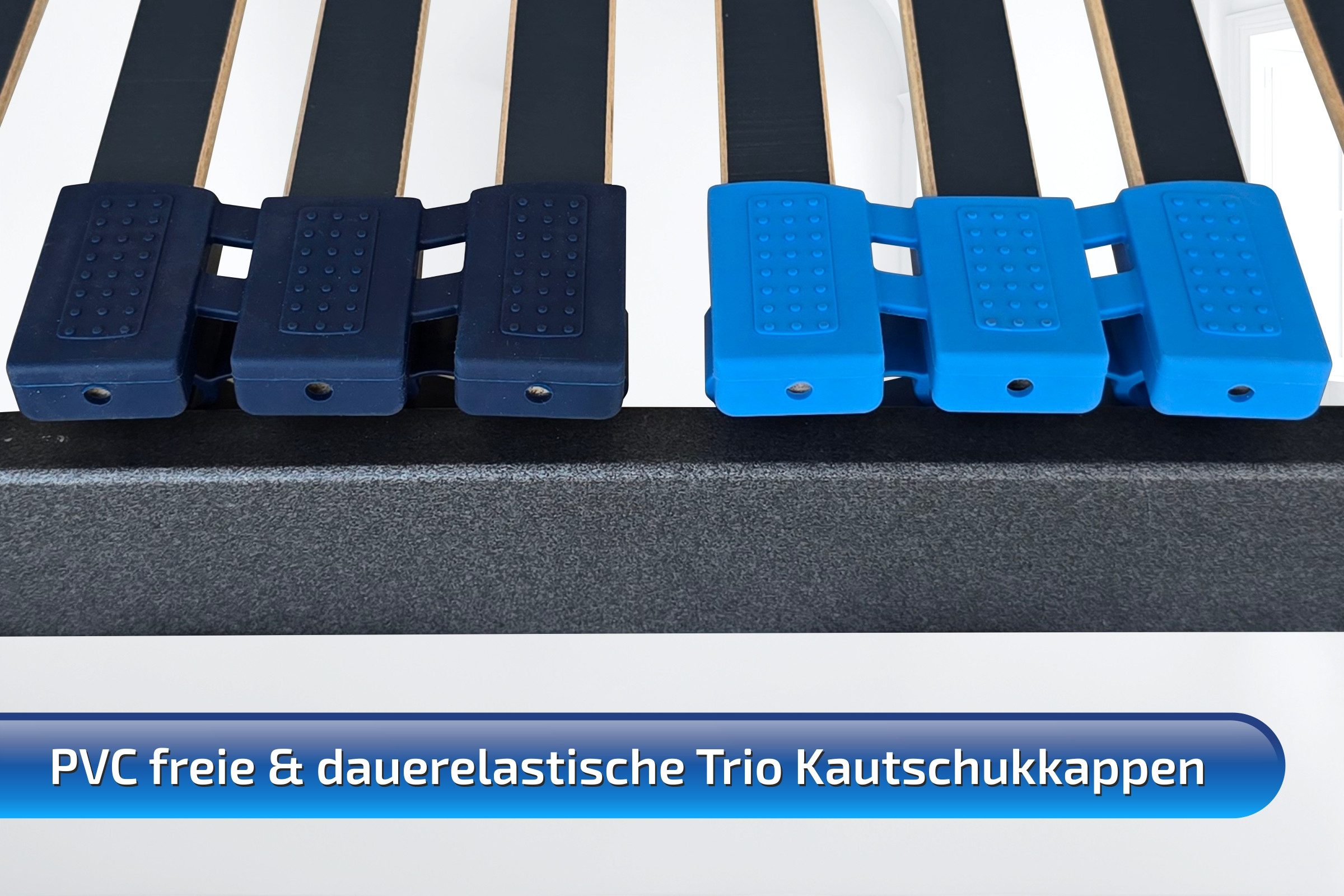 Lattenrost de Luxe mit verstellbare Schulterzone & Schulterabsenkung, MONTIERT, Matratzen Perfekt, Kopfteil Verstellbar, Fußteil Verstellbar, Nicht verstellbar, – Bild 5 von 5