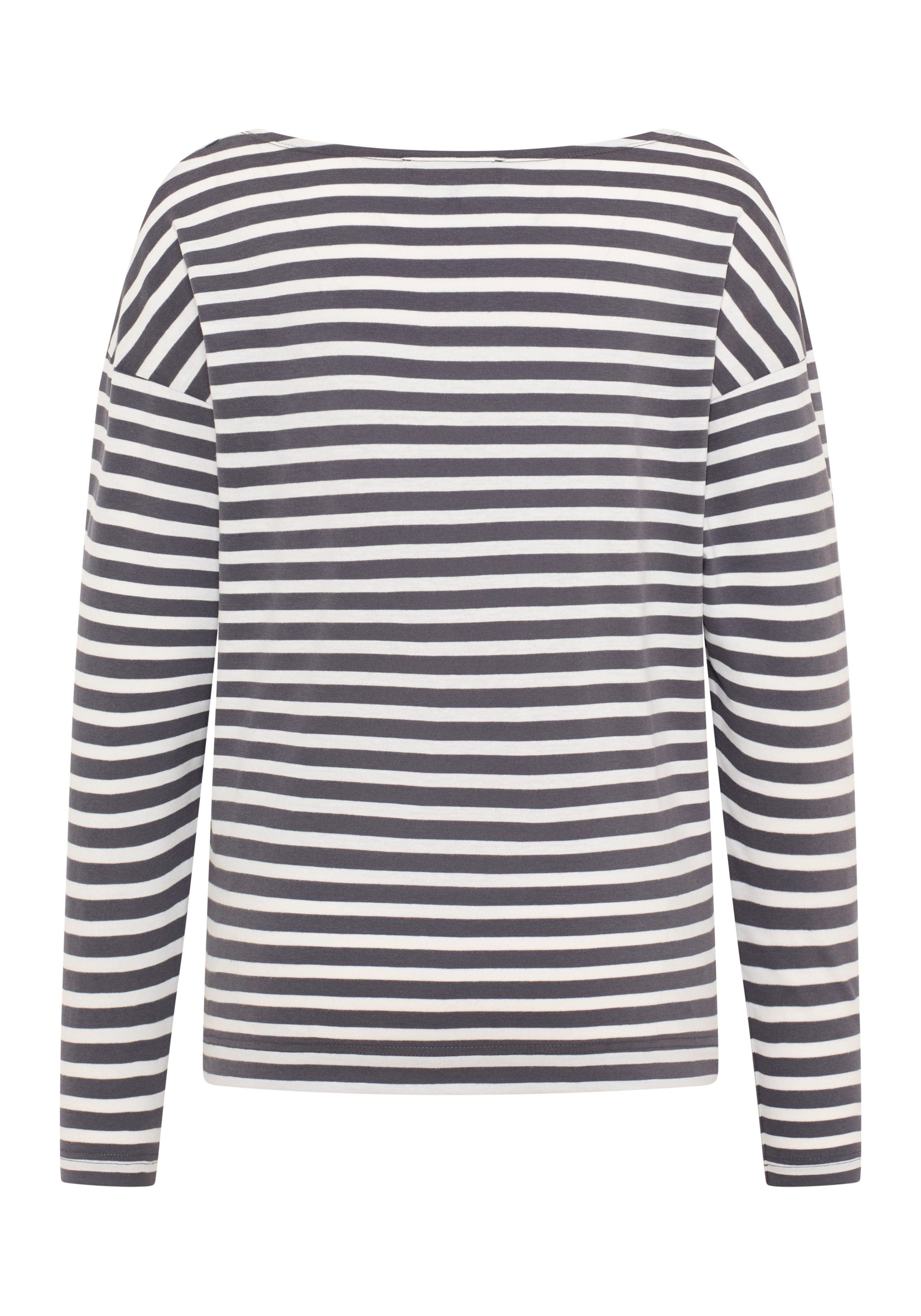 Elbsand Langarmshirt Tooske Bootsausschnitt, locker geschnitten günstig online kaufen