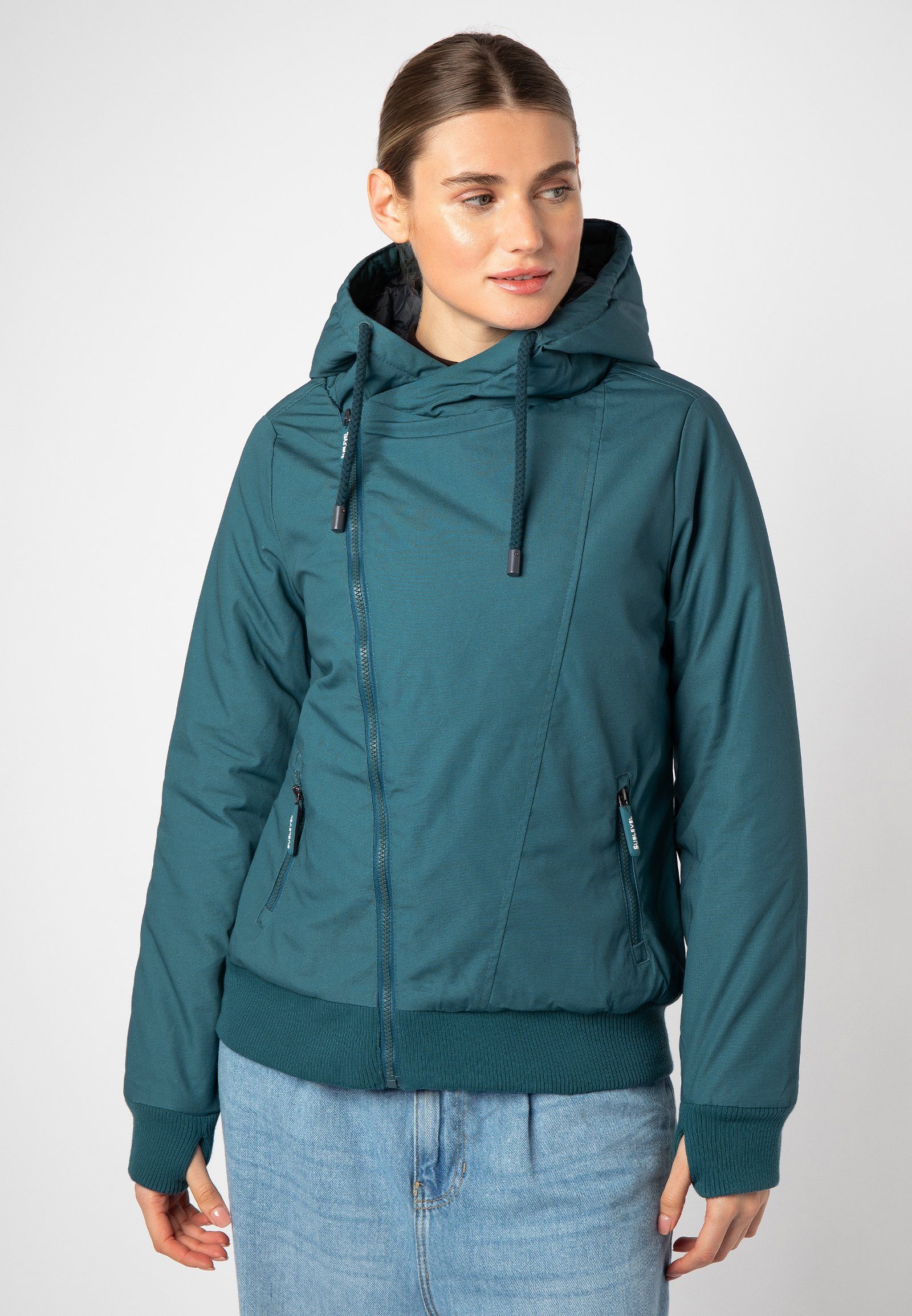 SUBLEVEL Winterjacke Gefütterte Damen Jacke