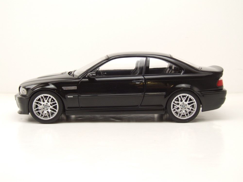 Norev Modellauto BMW M3 CSL E46 2003 schwarz, Maßstab 1:18