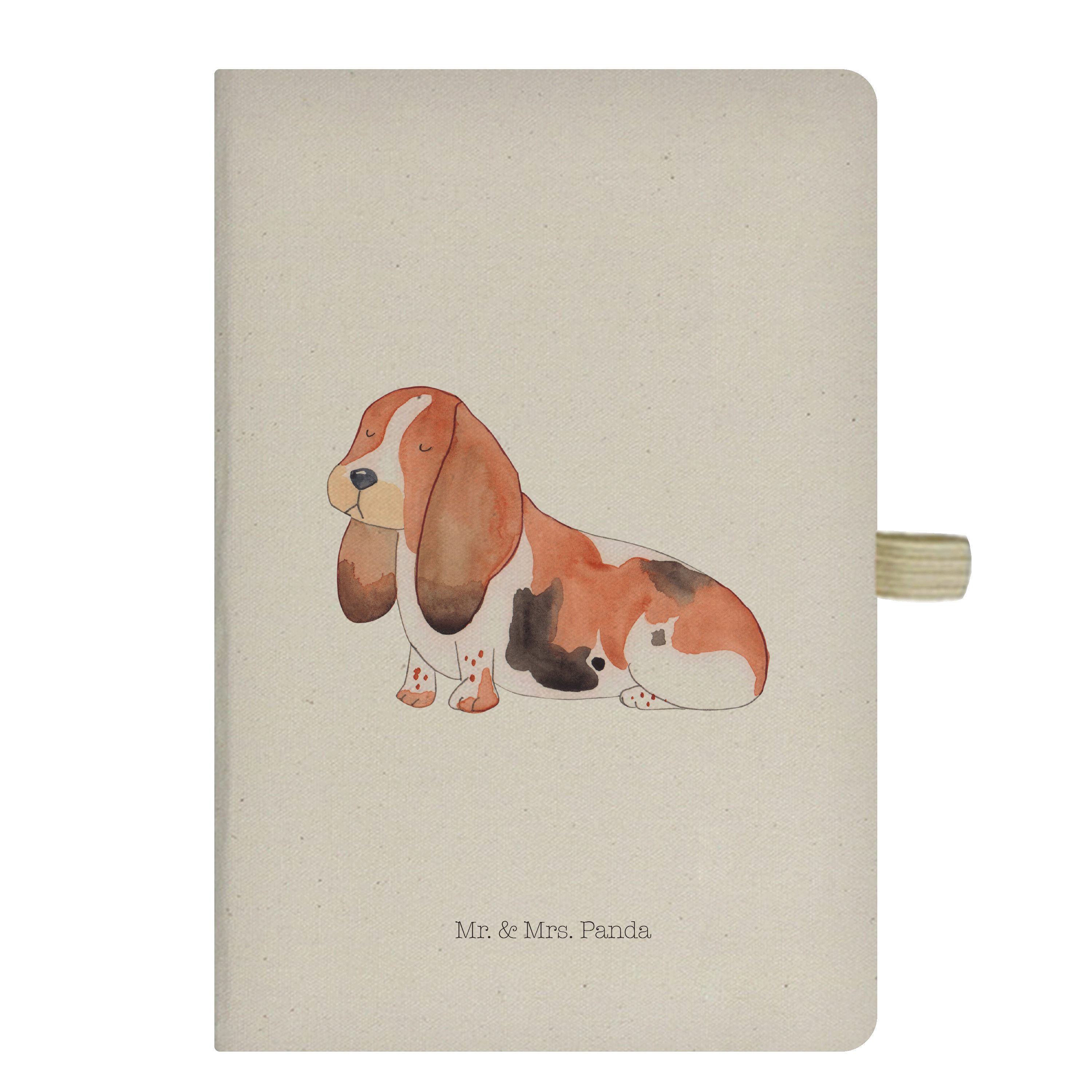 Mr. & Mrs. Panda Notizbuch Hund Basset Hound - Transparent - Geschenk, Adressbuch, Hundeliebe, N Mr. & Mrs. Panda