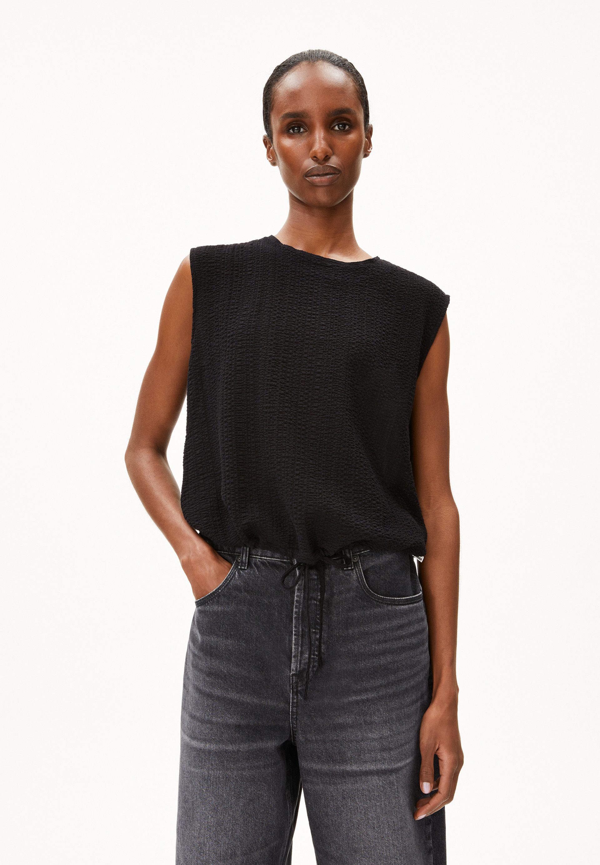 Armedangels Hemdbluse NERAA CRINKLE Top aus Bio-Baumwoll Mix (1-tlg) Relaxe günstig online kaufen