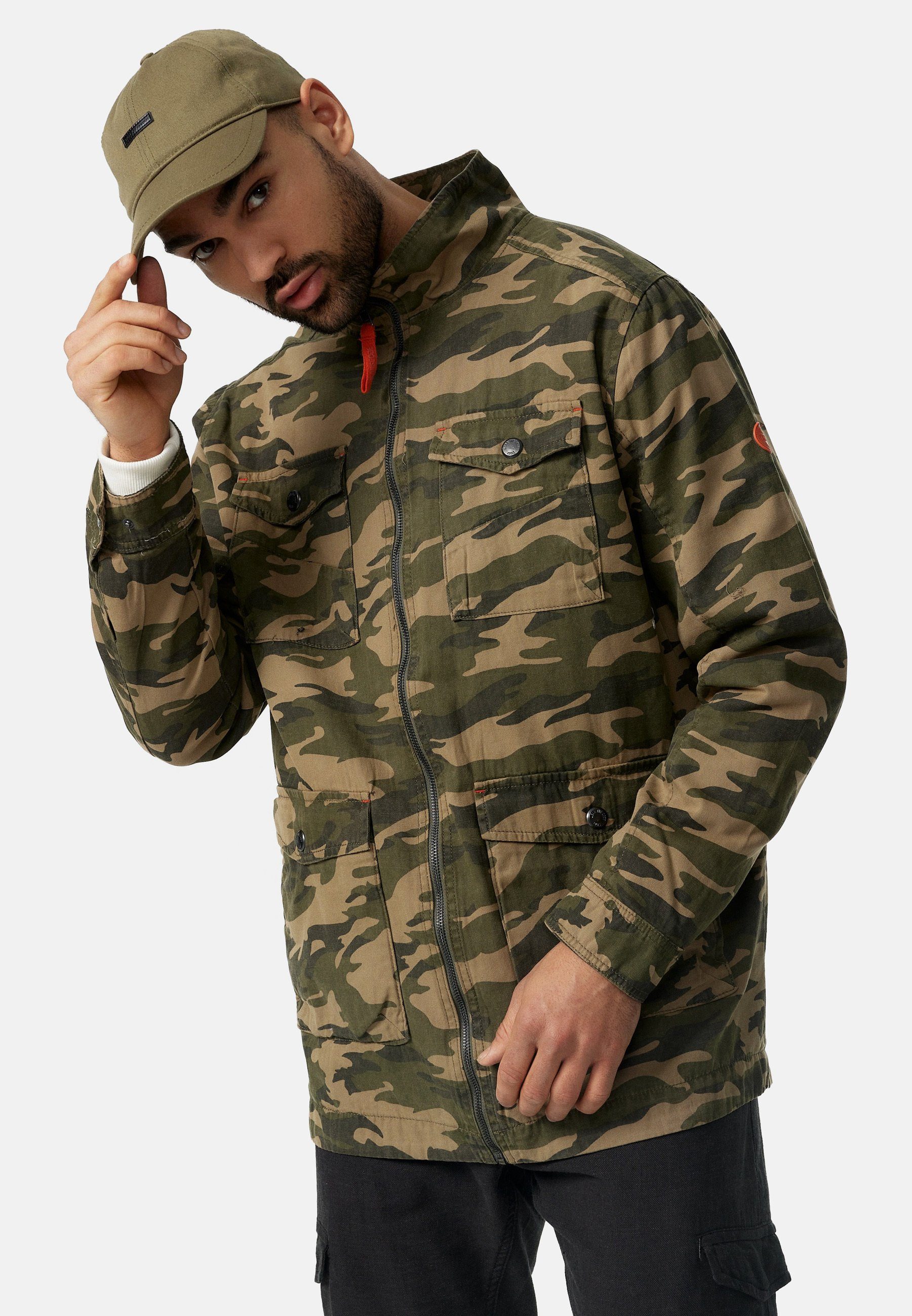 Simeon Camouflage Indicode Dired Fieldjacket