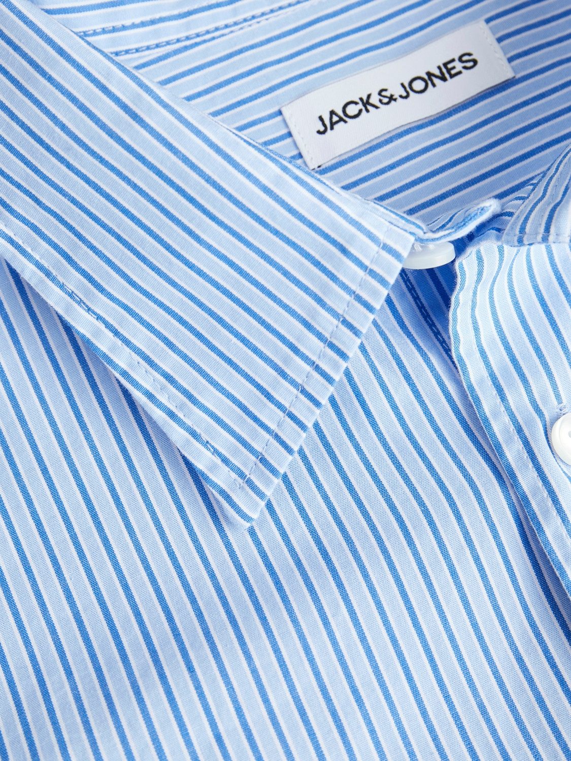 Jack & Jones Langarmhemd JJECODY POPLIN SHIRT LS SN mit Streifen Muster