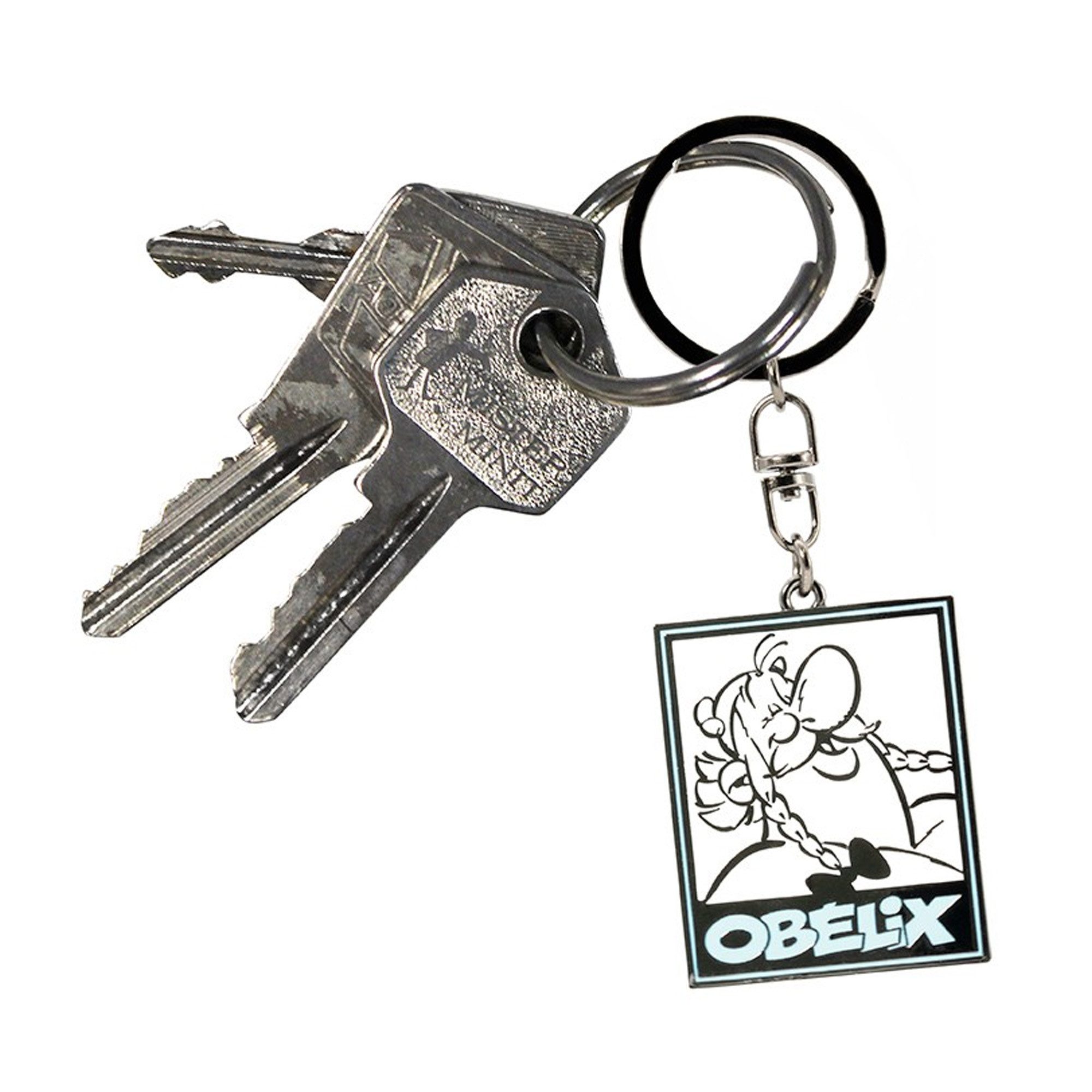 Abysse Schlüsselanhänger Obelix Metall-Schlüsselanhänger - Asterix