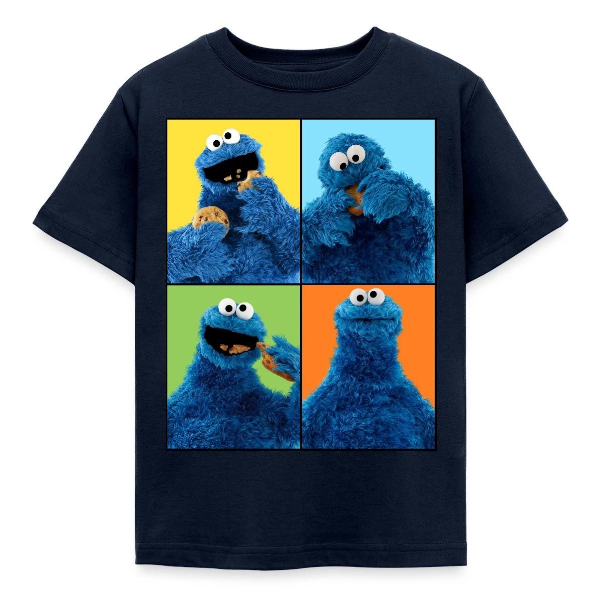T-Shirt Sesamstraße Krümelmonster Posen Kinder T-Shirt