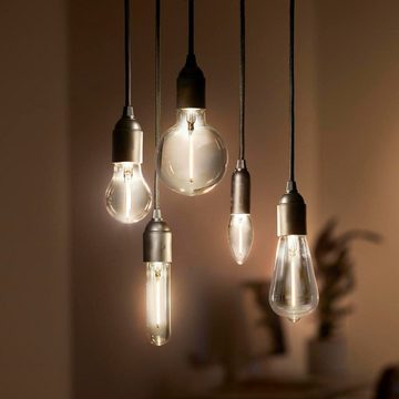 Philips LED-Leuchtmittel LED Lampe ersetzt 25W, E27 Röhrenform T65, grau, warmweiß, 200 Lumen, n.v, warmweiss