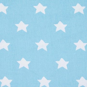 Gardine Gardinen Sterne blau 2er Set 137 x 117 cm, Homescapes