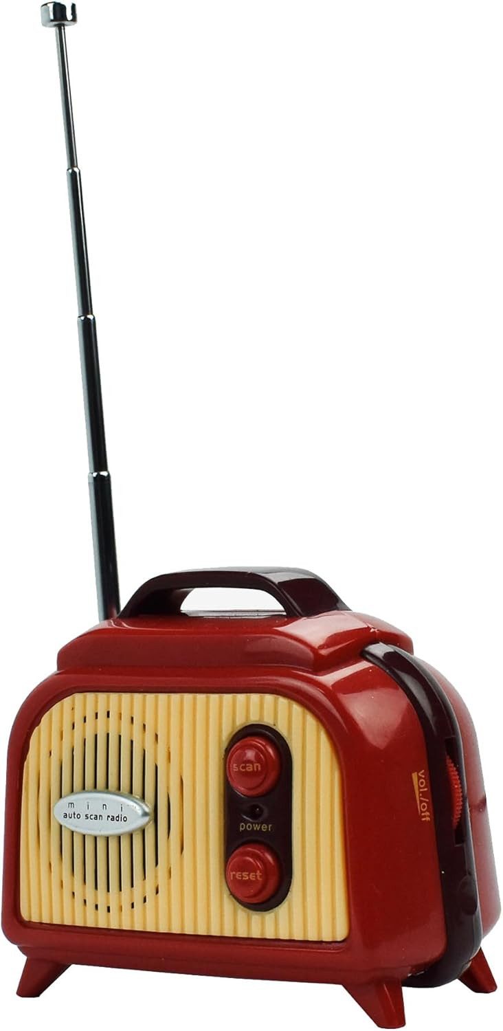 Legami Spiel LEGAMI Mini Radio – Tragbares FM-Radio im Retro-Design