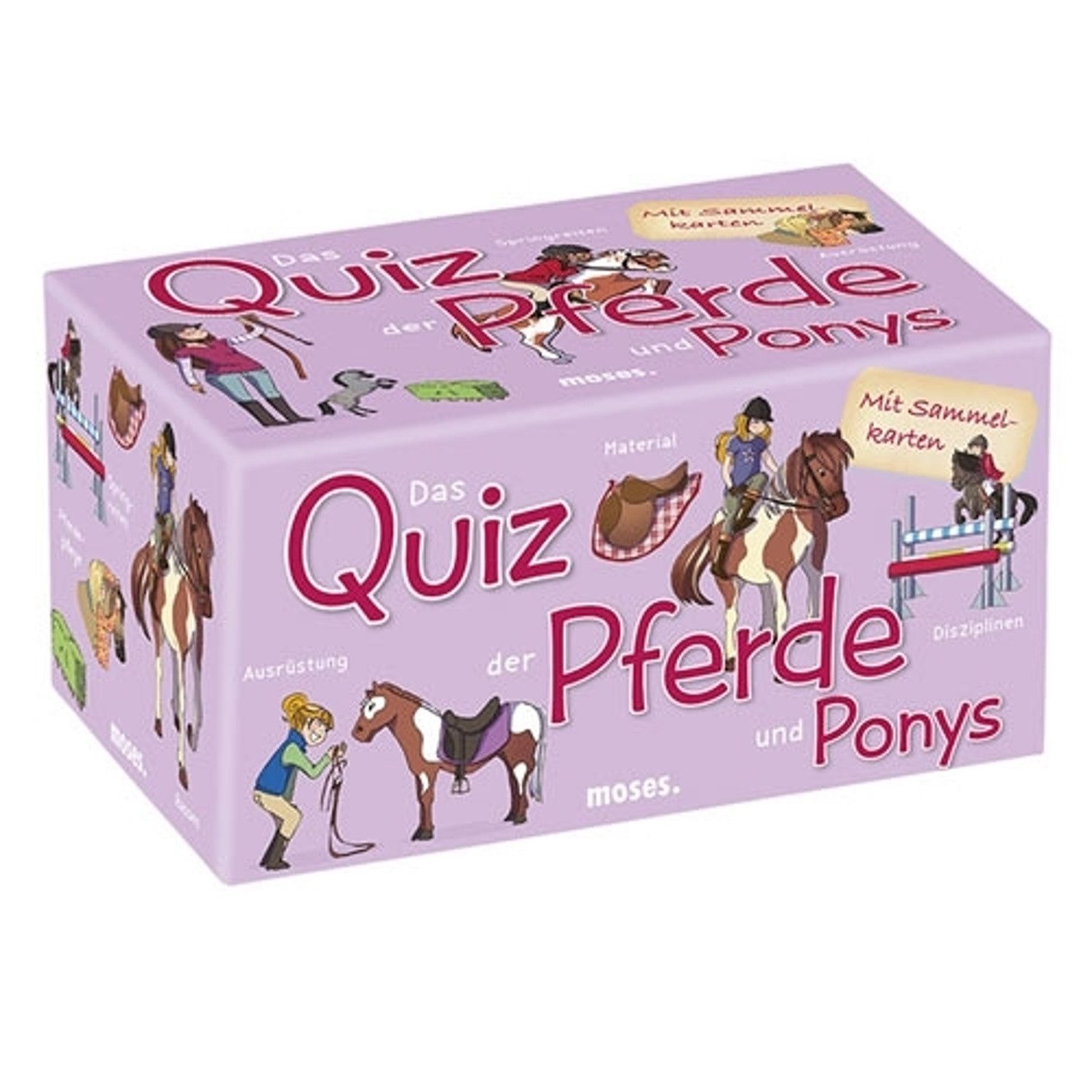 Moses. Verlag Spiel Pferde-Quiz für Kinder – 100 Karten mit Antwortbuch