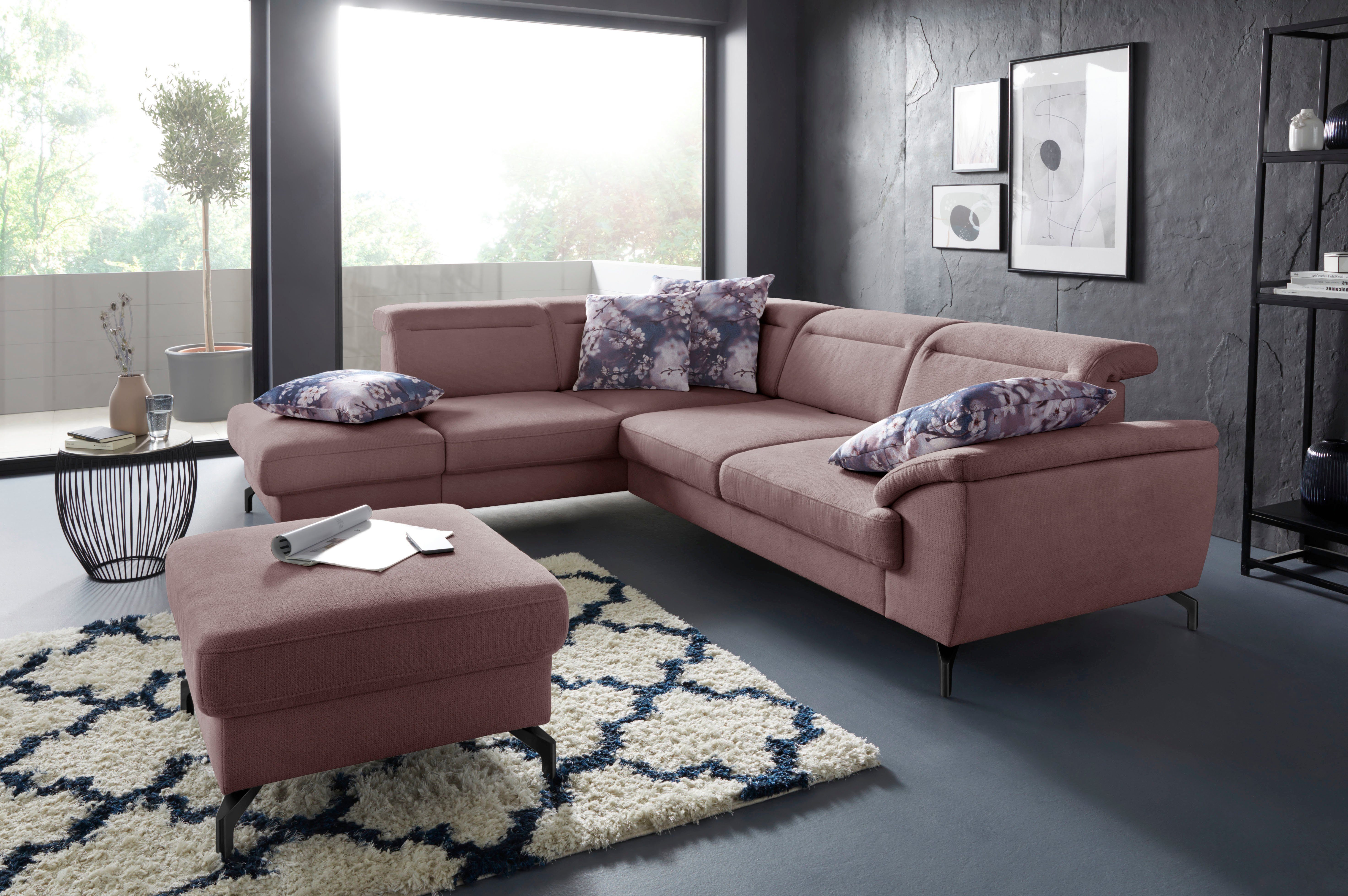 sit&more Ecksofa Percy L-Form, 12 cm günstig online kaufen