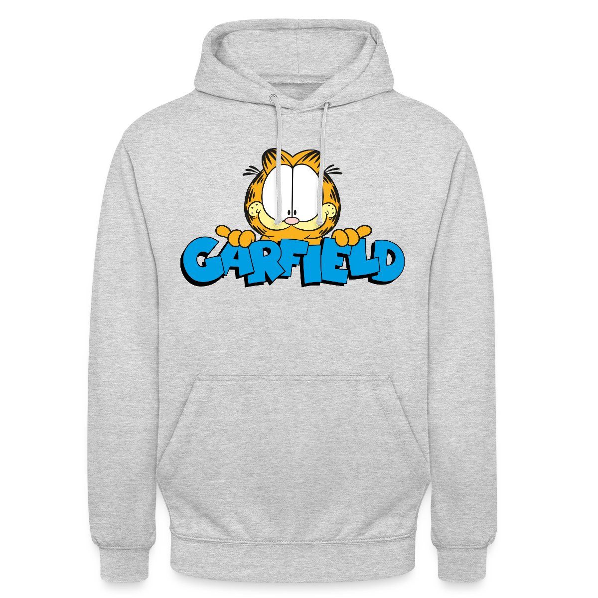 Spreadshirt Hoodie Garfield Gesicht Logo Unisex Hoodie (1-tlg)