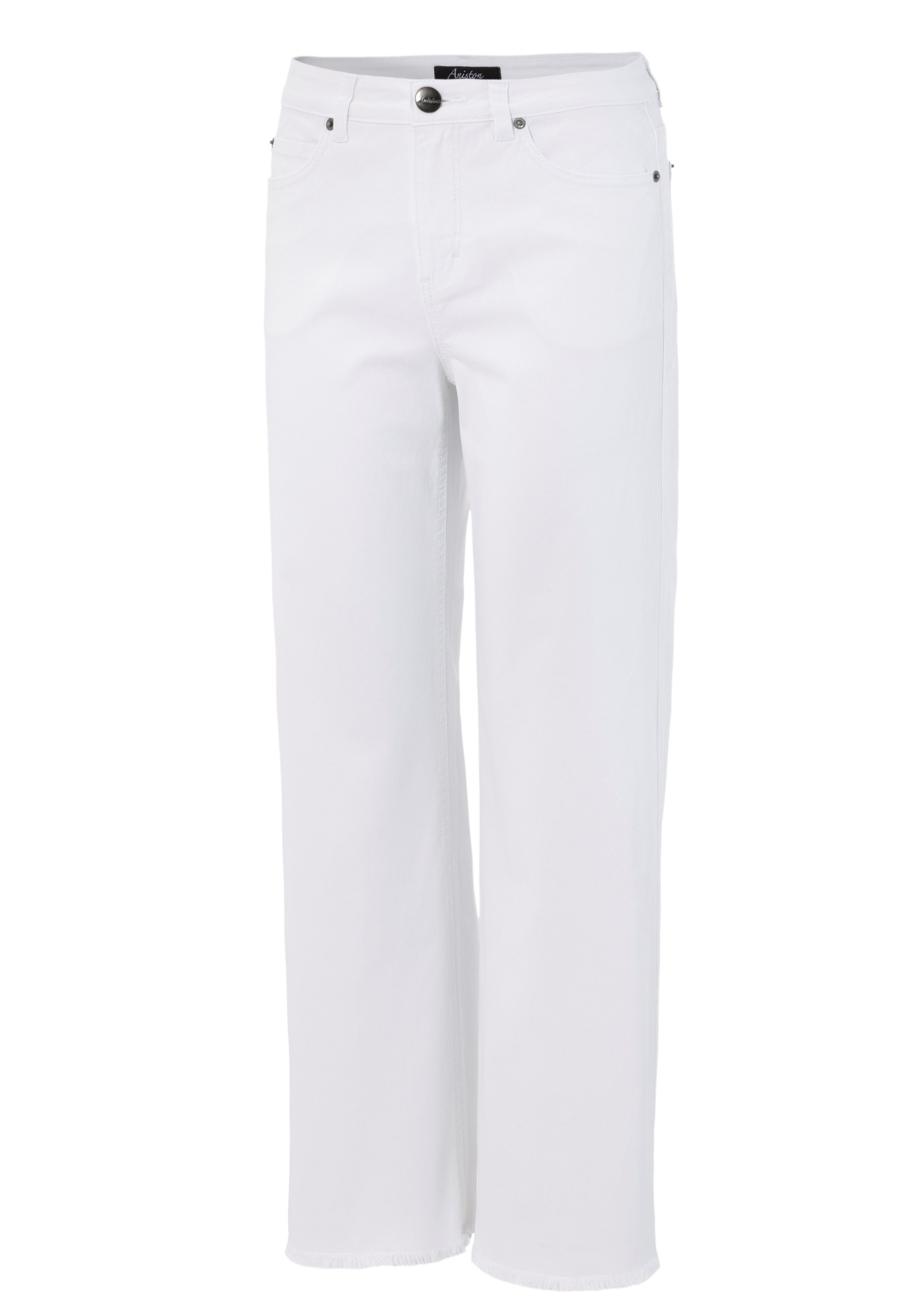 Aniston CASUAL 7/8-Jeans mit leicht ausgefranstem Beinabschluss. € 59,99