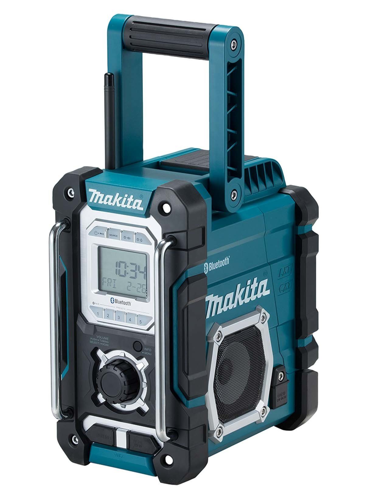 Makita »DMR 108« Baustellenradio (Bluetooth, mit Spritzschutz bis  Schutzklasse IP64 und Weckfunktion, inklusive Aux-Anschluss für  MP3-Kompatibilität und einen USB-Anschluss um Ihr Mobilgerät zu laden)  online kaufen | OTTO