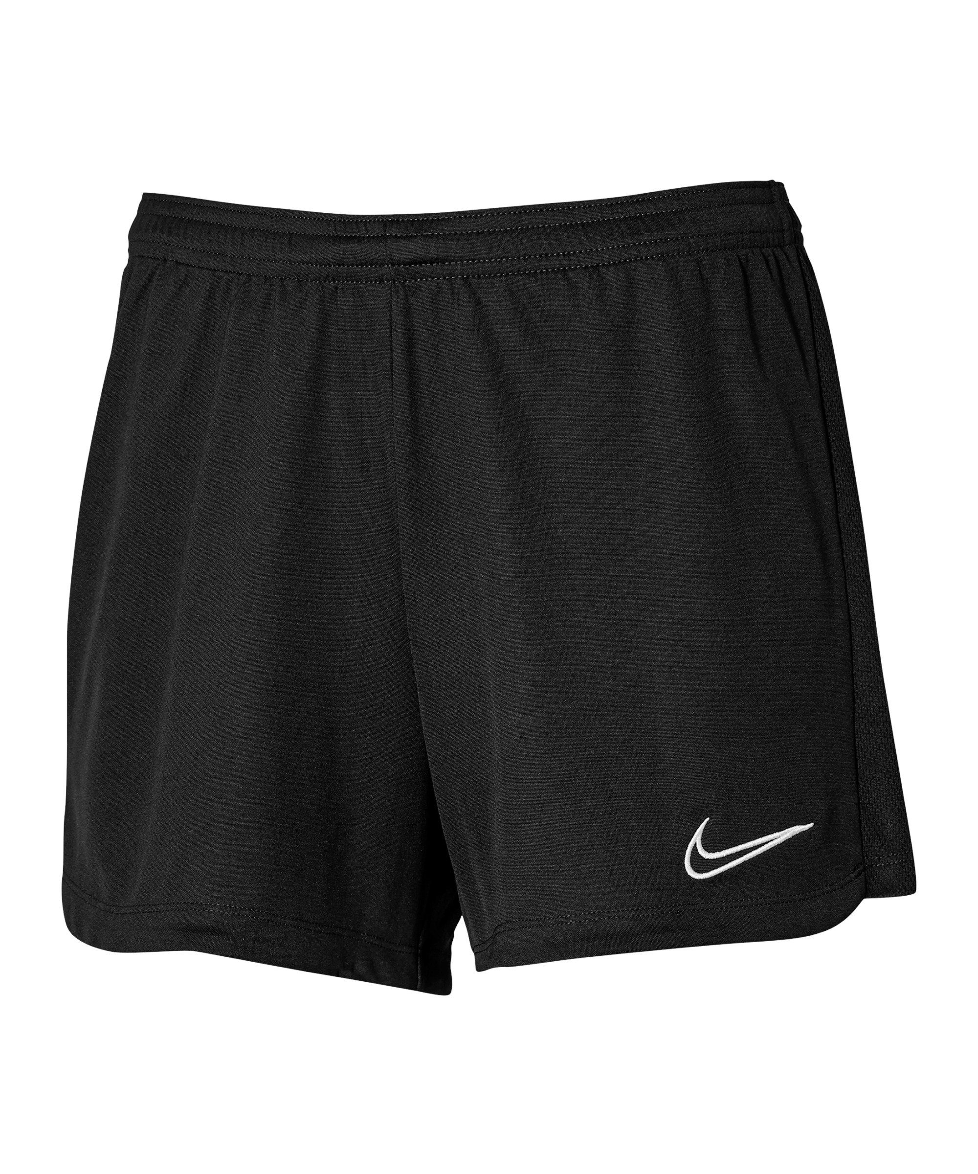 Short Academy Nike 23 Sporthose Training Damen schwarzschwarzweiss