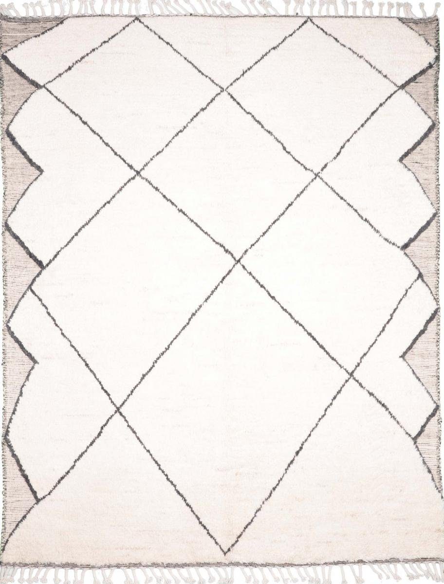 Orientteppich Berber Maroccan Design 196x243 Handgeknüpfter Moderner Orientteppich, Nain Trading, rechteckig, Höhe: 25 mm