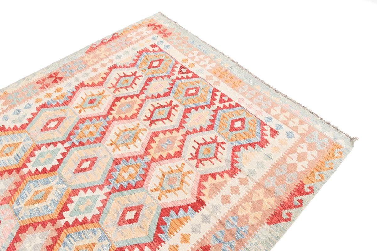 Afghan rechteckig, Orientteppich Handgewebter Orientteppich, Kelim 204x288 3 mm Trading, Höhe: Nain