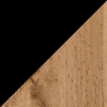 MOEBLO Kleiderschrank XANO 100 (Drehtürenschrank mit Schubladen 2-türig Schrank Garderobe Schlafzimmer Schrank mit Latten aus Holz / Holzlatten, mit Spiegel und Schubladen) (B x H x T):100cm x 216cm x 57cm