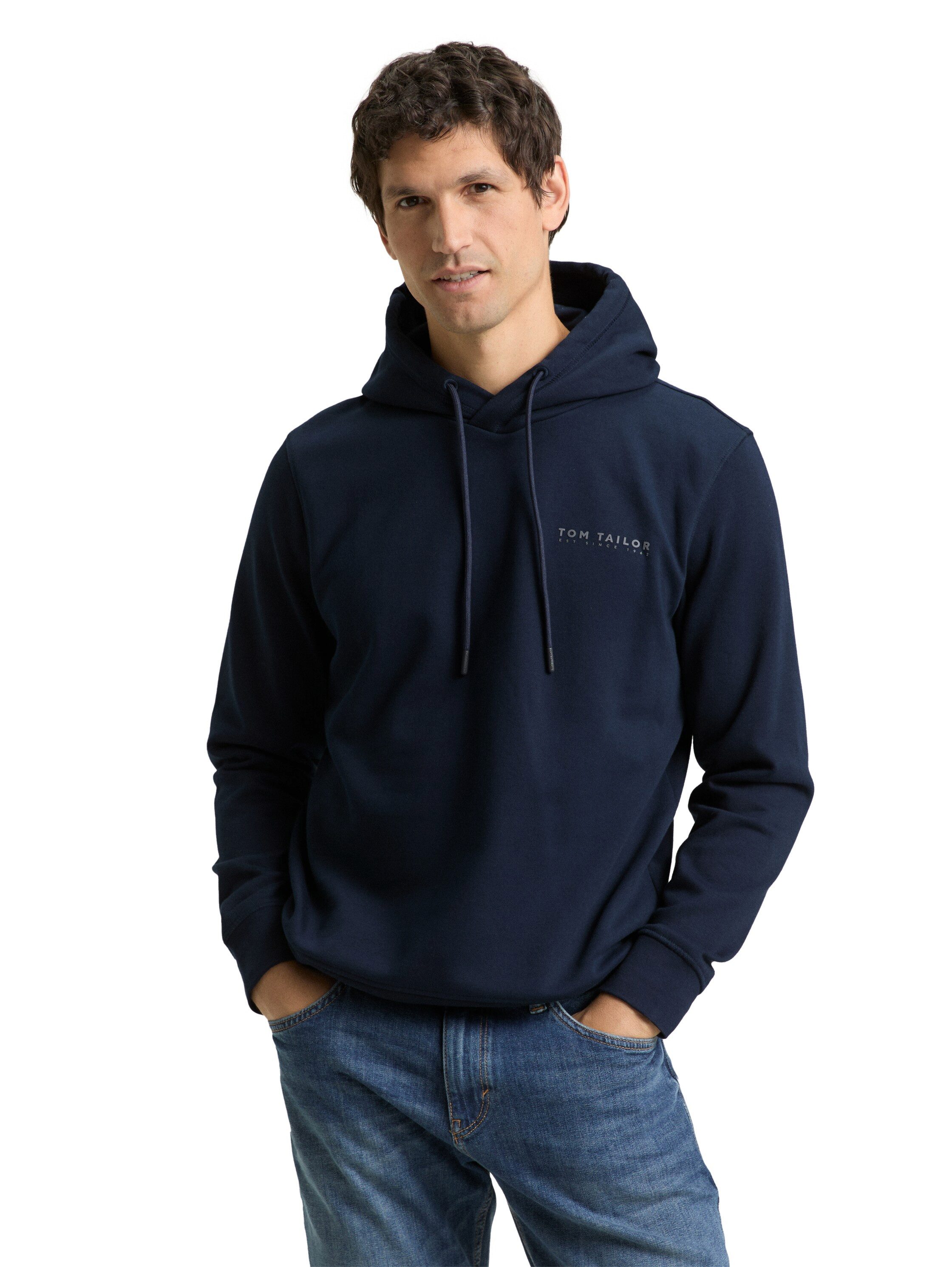 TOM TAILOR Hoodie mit Logo Stickerei
