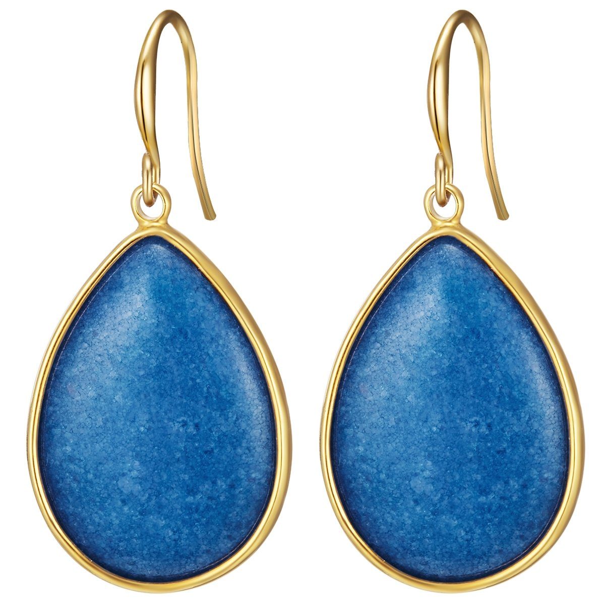 Lulu & Jane Paar Ohrhänger gelbgold, Messing günstig online kaufen