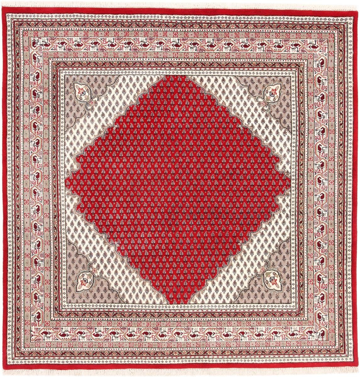 Orientteppich Indo Sarough 198x200 Handgeknüpfter Orientteppich Quadratisch, Nain Trading, rechteckig, Höhe: 15 mm