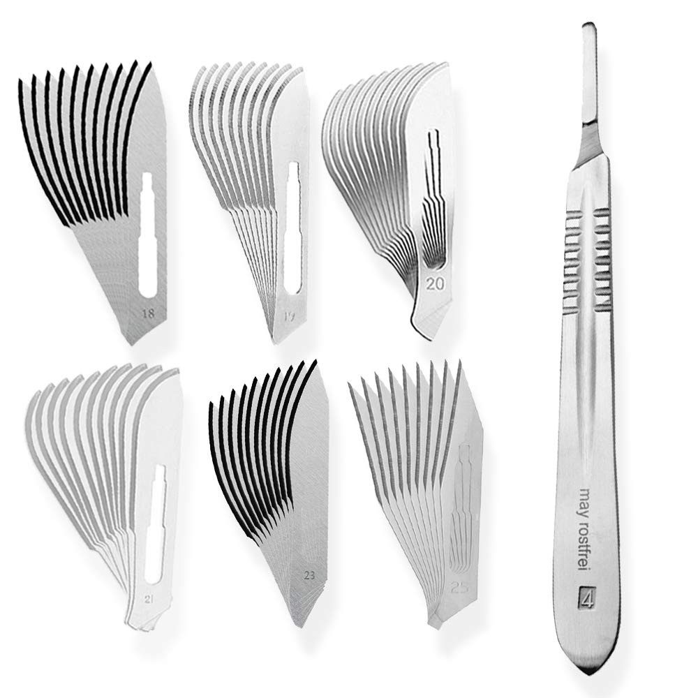 May Cuttermesser Skalpell Set: Edelstahl Griff günstig online kaufen