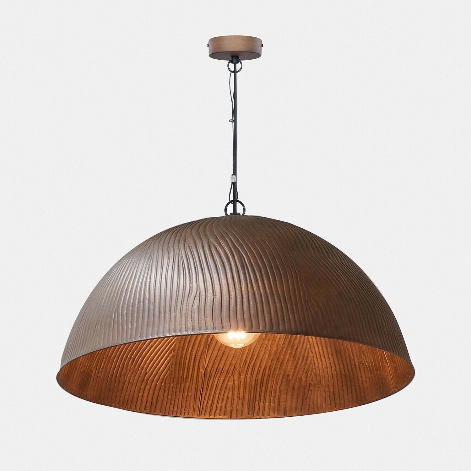 Mirabeau Hängeleuchten Hängelampe Ravelinos braun