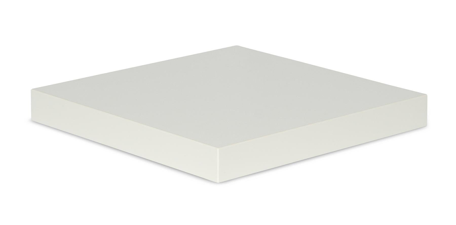 Levandeo® Wandregal, levandeo Eckregal Weiß 32x32cm Wandregal Holz Dekor Re günstig online kaufen