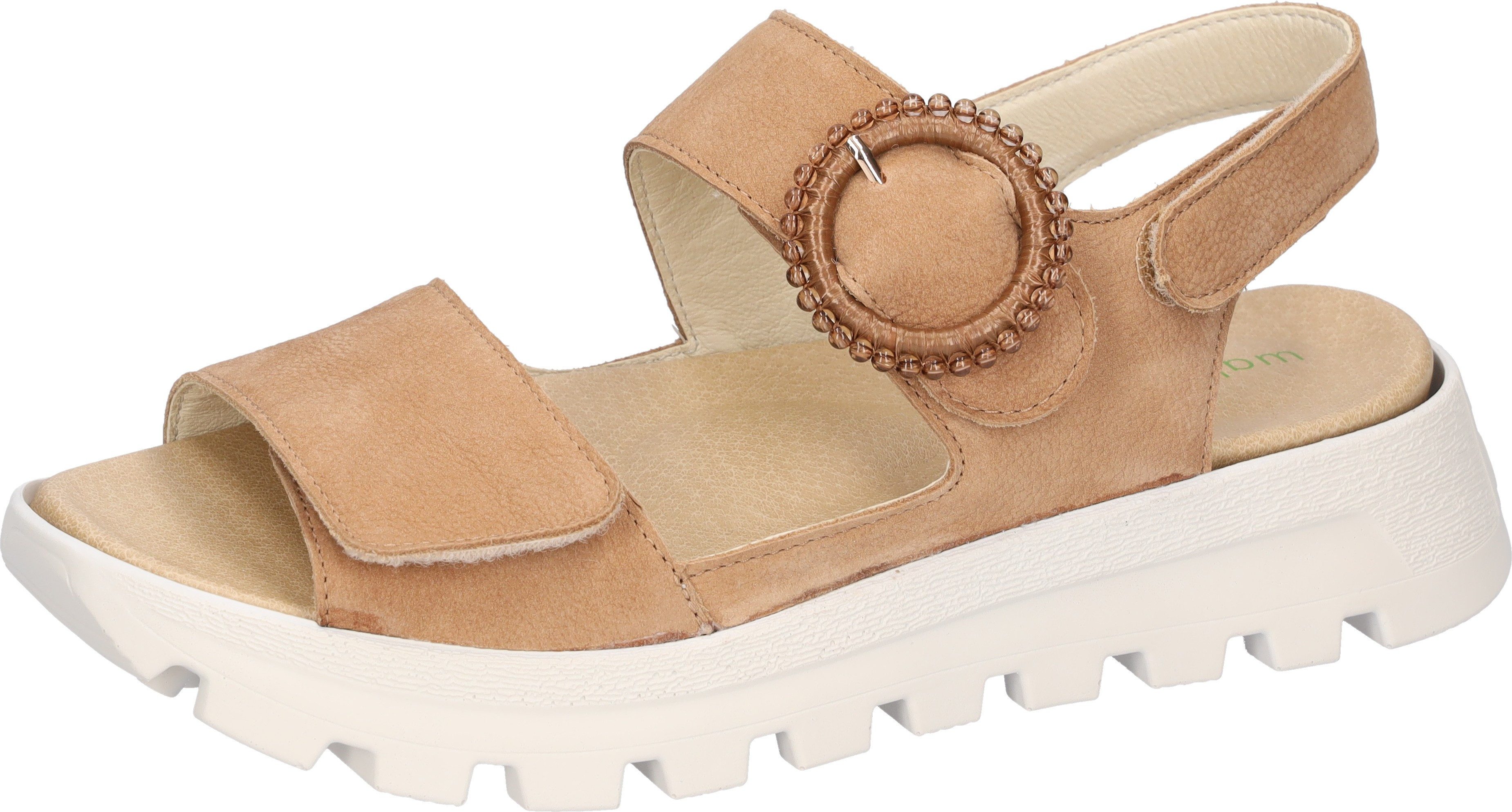 Waldläufer H-NELE Plateausandale Sommerschuh, Klettschuh in Komfortweite H (sehr weit)