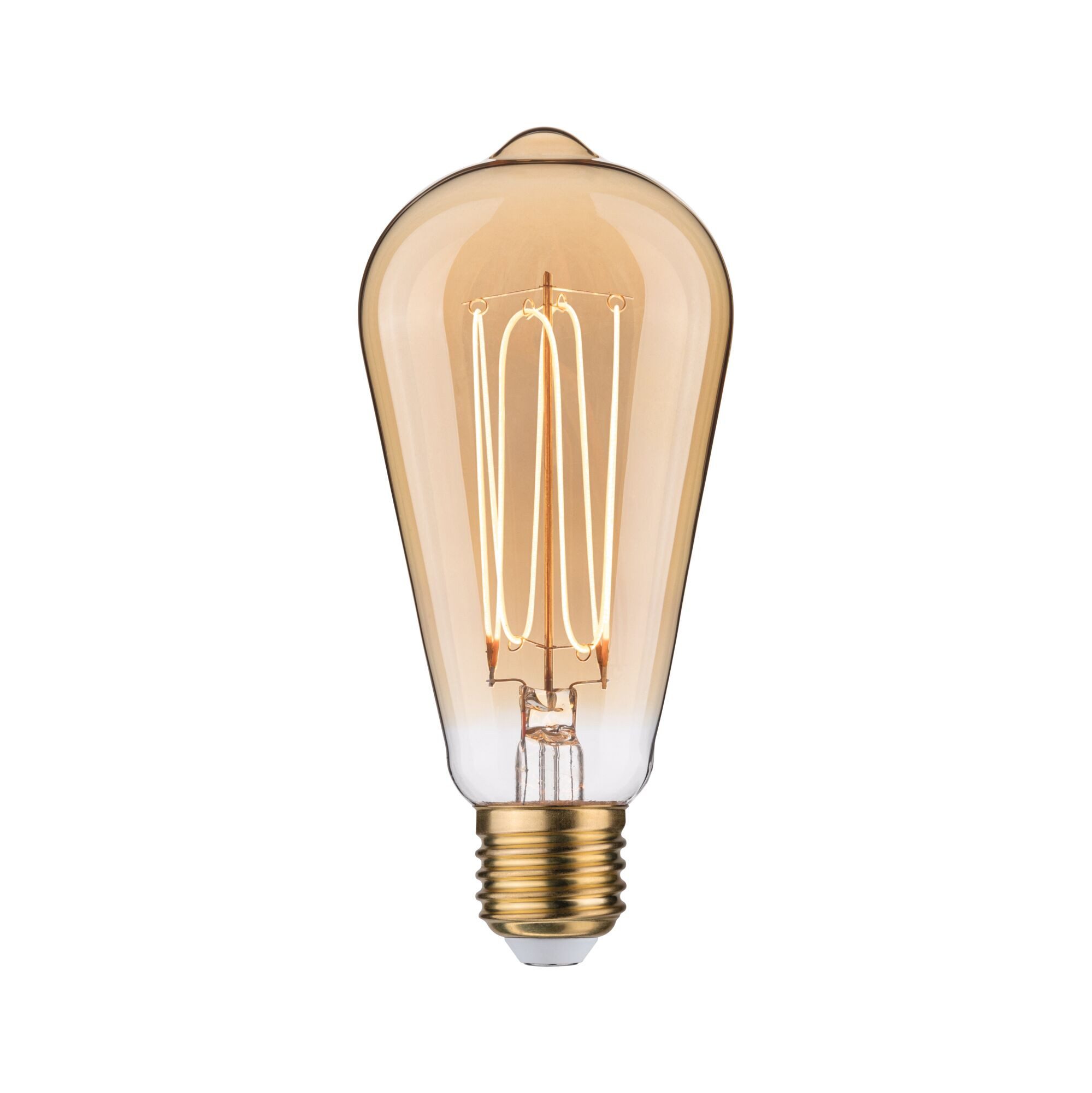 Paulmann LED-Leuchtmittel Rustic Shine ST64 300lm 4,2W 1800K I gold 230V, E27, 1 St.