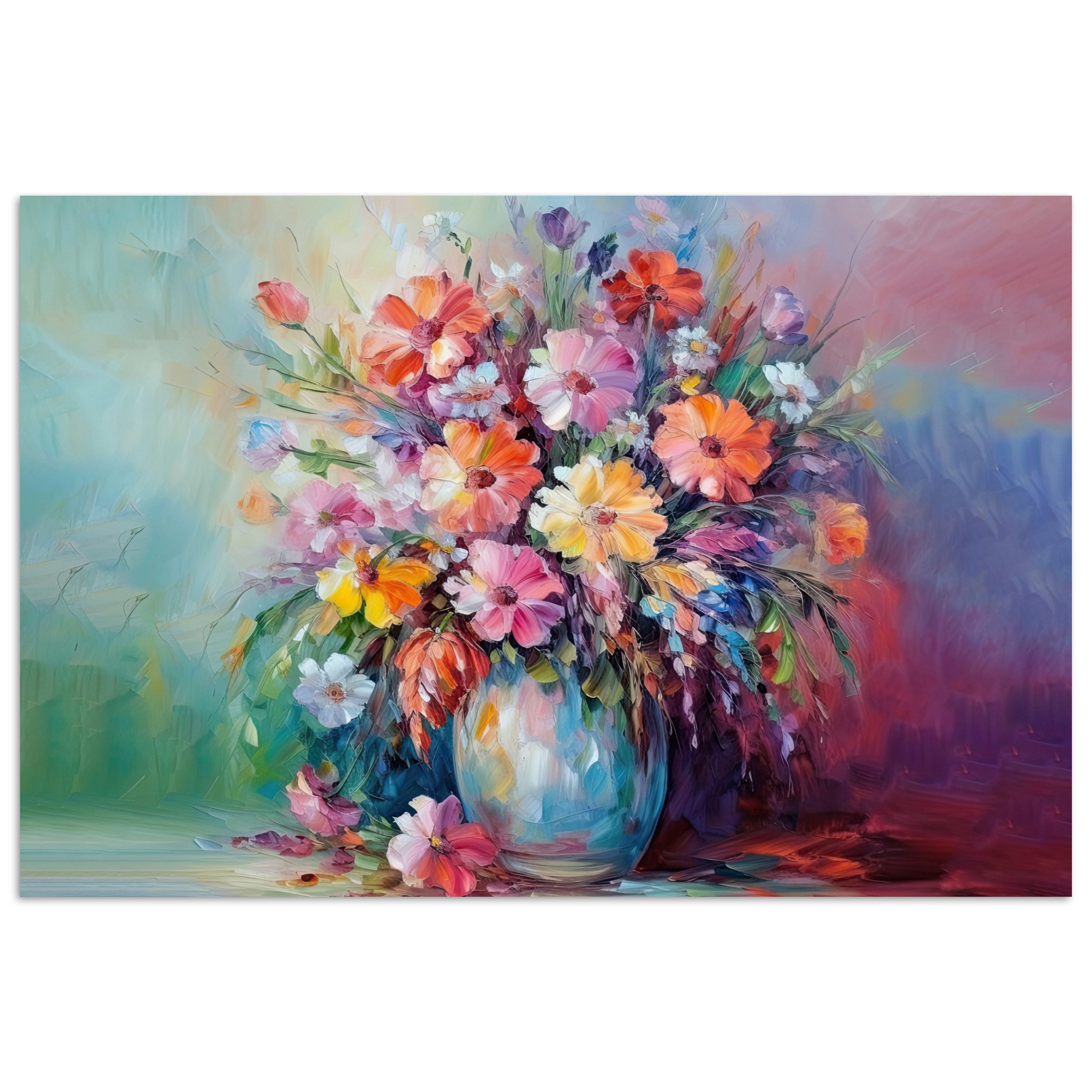 MuchoWow Poster Blumen - Kunst - günstig online kaufen