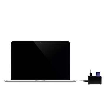 LogiLink Laptop-Dockingstation CR0046 USB 3.2 Gen 1, 8-Port, Schwarz, mit Kartenleser