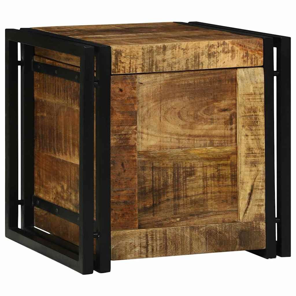 vidaXL Aufbewahrungsbox Aufbewahrungsbox Braun und Schwarz 40 x 40 x 40 cm (1 St)