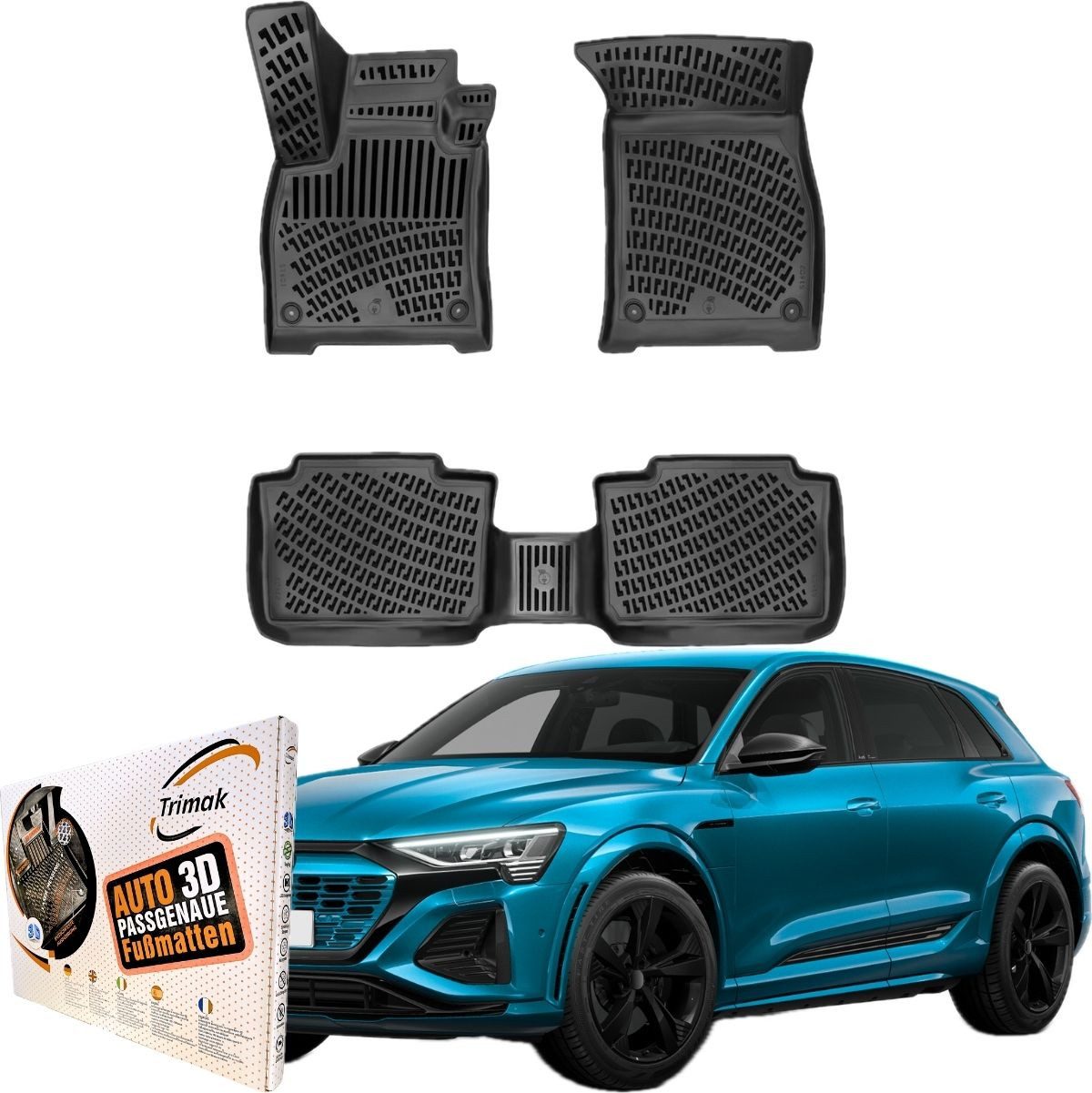 Passform-Fußmatten Oder Kofferraumwanne Oder Set für Audi Q8