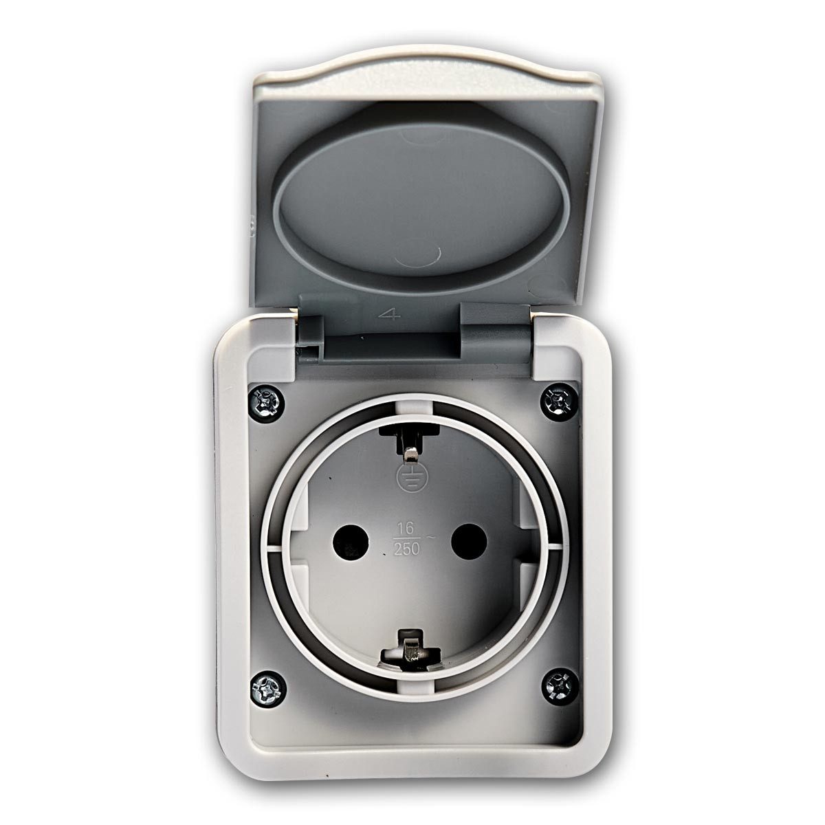 McPower Aufputz-Steckdose FIX Steckdose IP54 250V~/16A, Steckanschluss